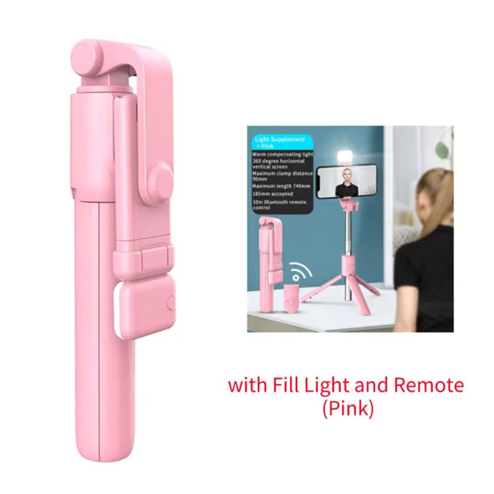 Other Wireless Selfie Stick Phone Holder 74cm Mini Tripod LED Size ONE SIZE - 9 Thumbnail