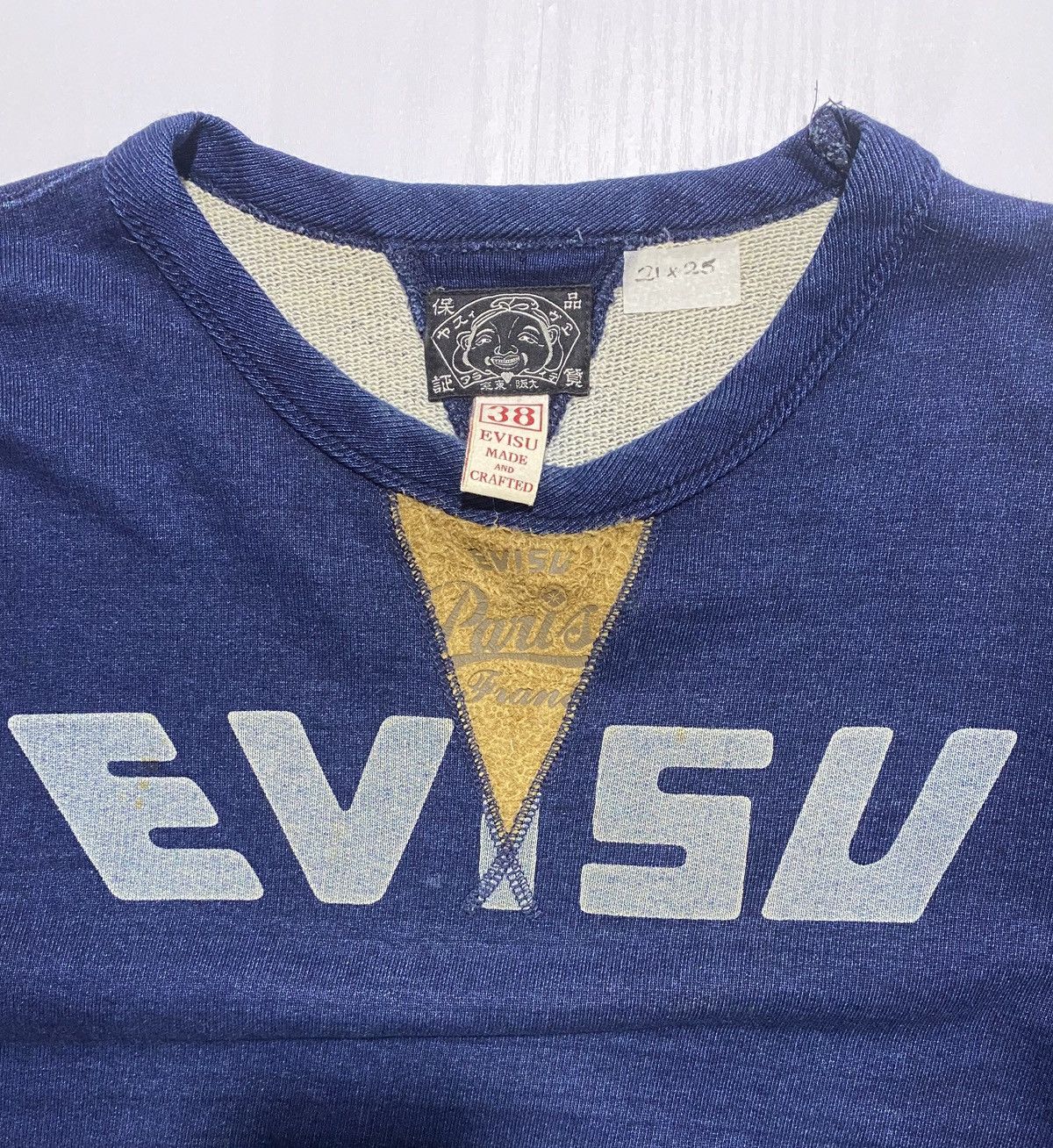 Evisu Vintage EVISU Big Logo Crewneck Sweatshirt from Japan Size US M / EU 48-50 / 2 - 6 Thumbnail