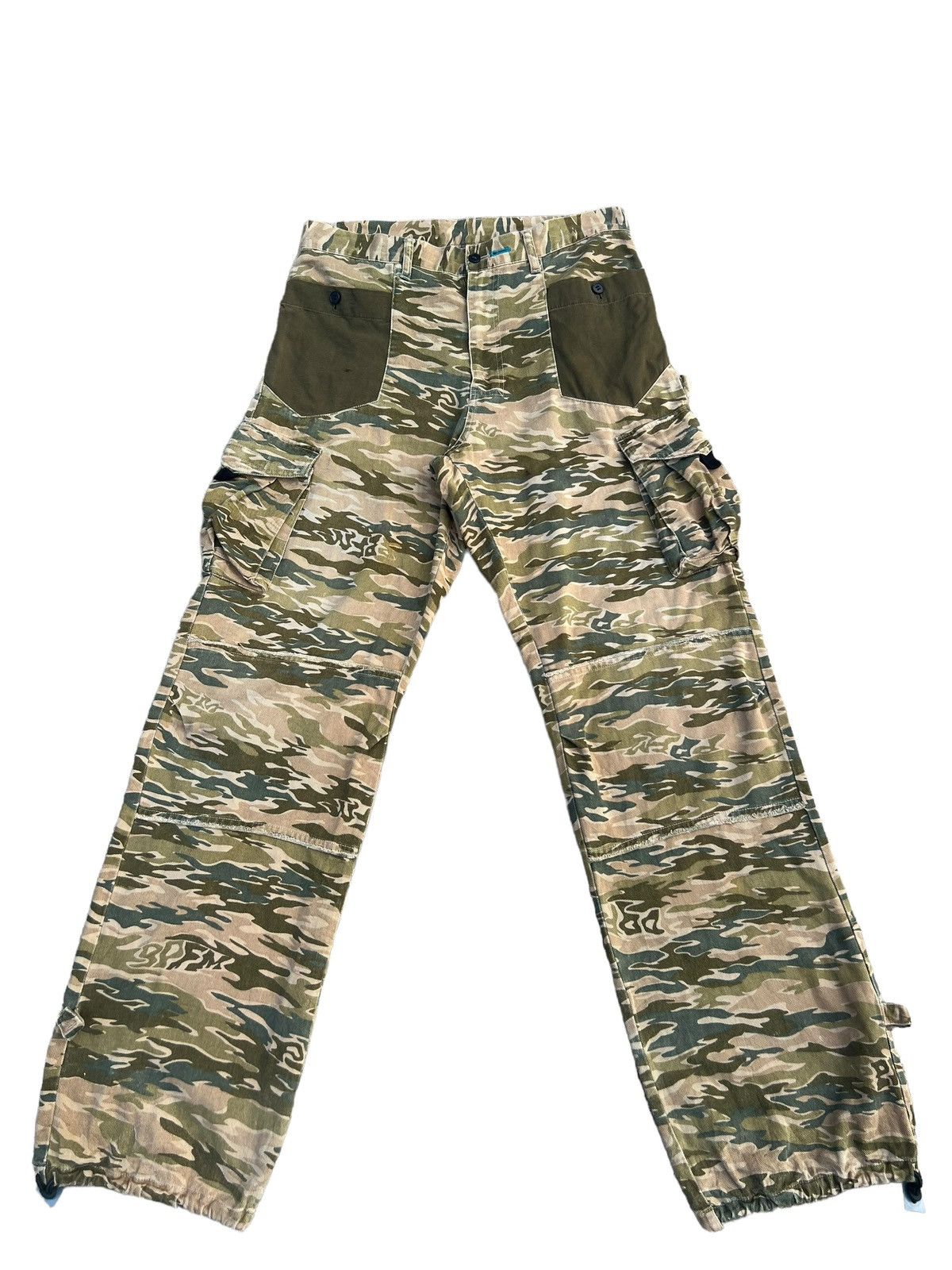 Vintage PPFM Camouflage Parachute Cargo Trouser Pant Size US 32 / EU 48 - 1 Thumbnail