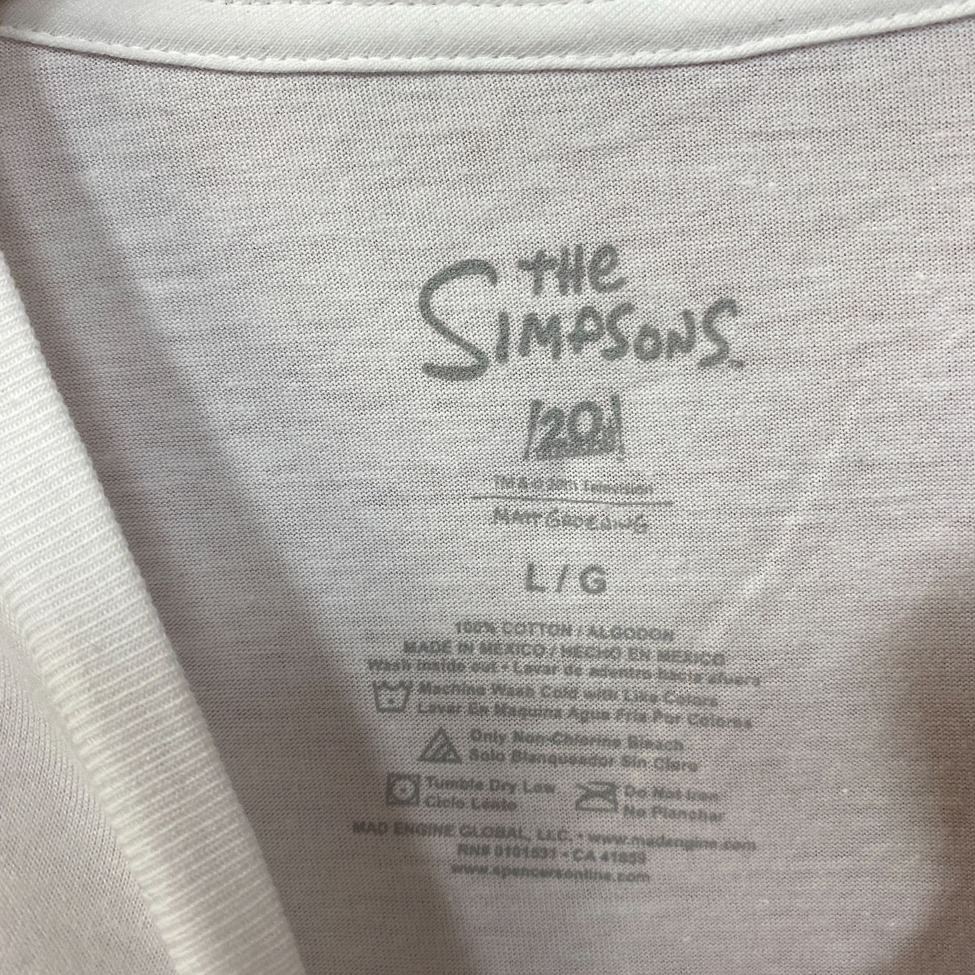 The Simpsons The Simpsons Bart Simpson Buzz Cola Krusty Burger Graphic T- Size US L / EU 52-54 / 3 - 4 Thumbnail