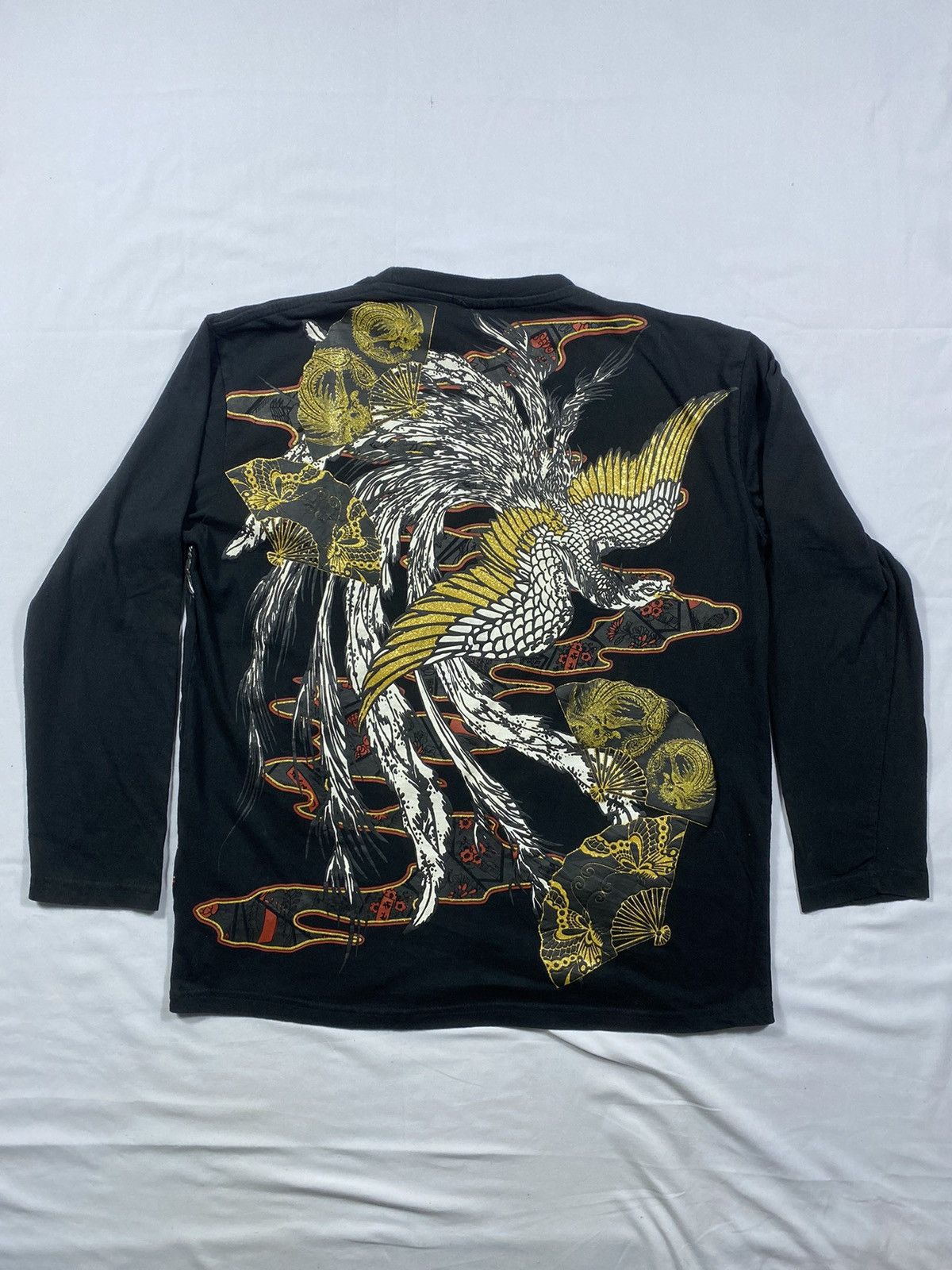 Karakuri Tamashii Y2k Dragon Sukajan Tato Long Slevee Size US L / EU 52-54 / 3 - 1 Thumbnail