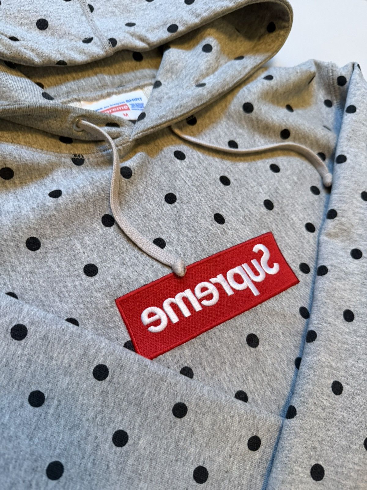 Comme des Garcons SHIRT × Supreme Supreme x Comme des Garçons SS12 Polka Dot Hoodie Size US M / EU 48-50 / 2 - 3 Thumbnail