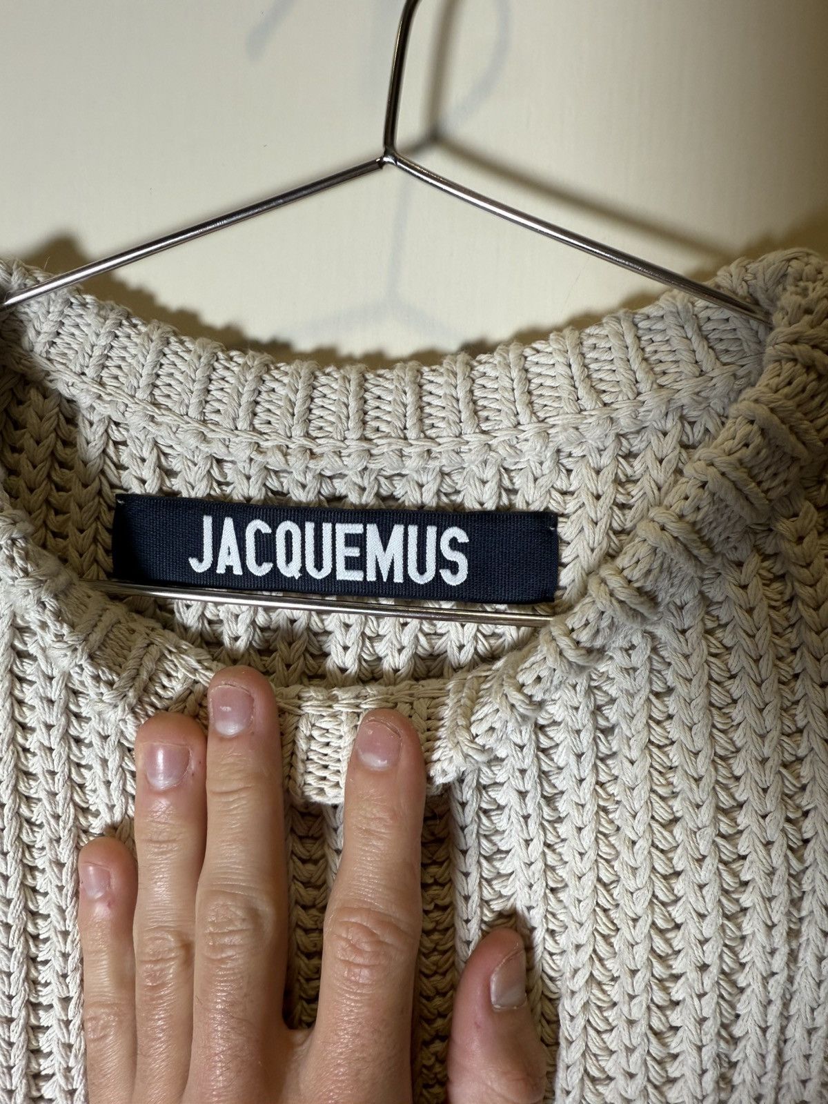 Jacquemus Jacquemus Dégradé Ribbed-Knit Cotton Sweater Size US M / EU 48-50 / 2 - 3 Thumbnail