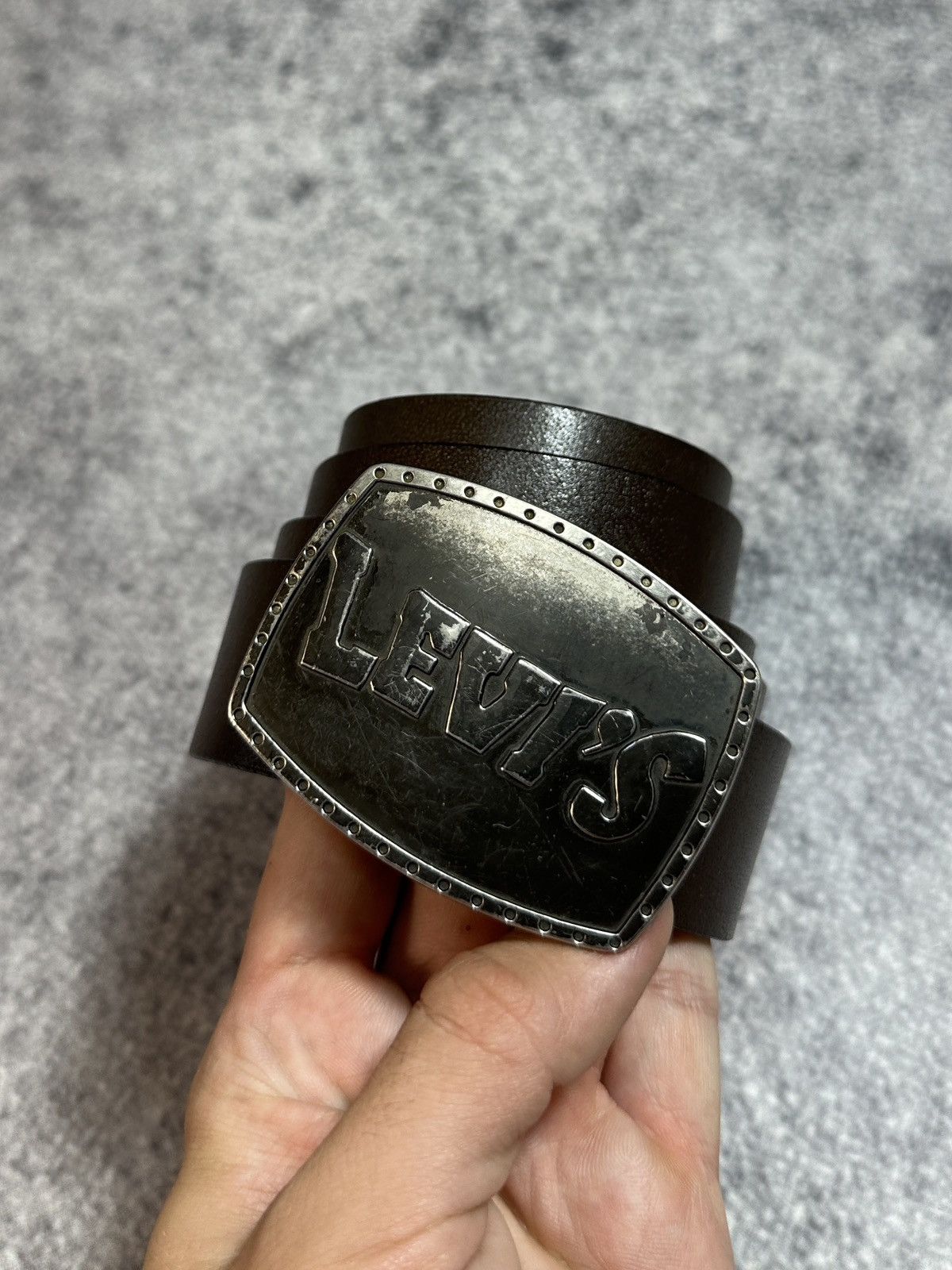 Leather × Levi's Vintage Levi’s Logo Belts Streetwear Leather Style Rare USA Size ONE SIZE - 1 Thumbnail
