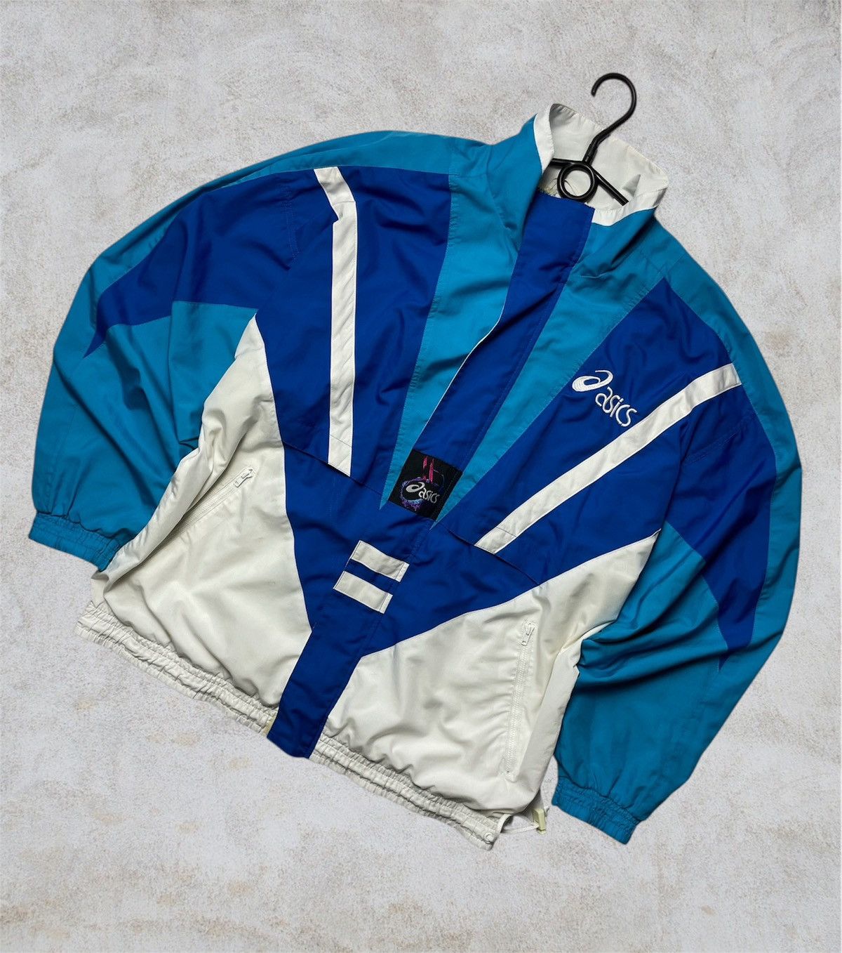 Asics Asics vintage track jacket size XL rare Size US XL / EU 56 / 4 - 1 Thumbnail