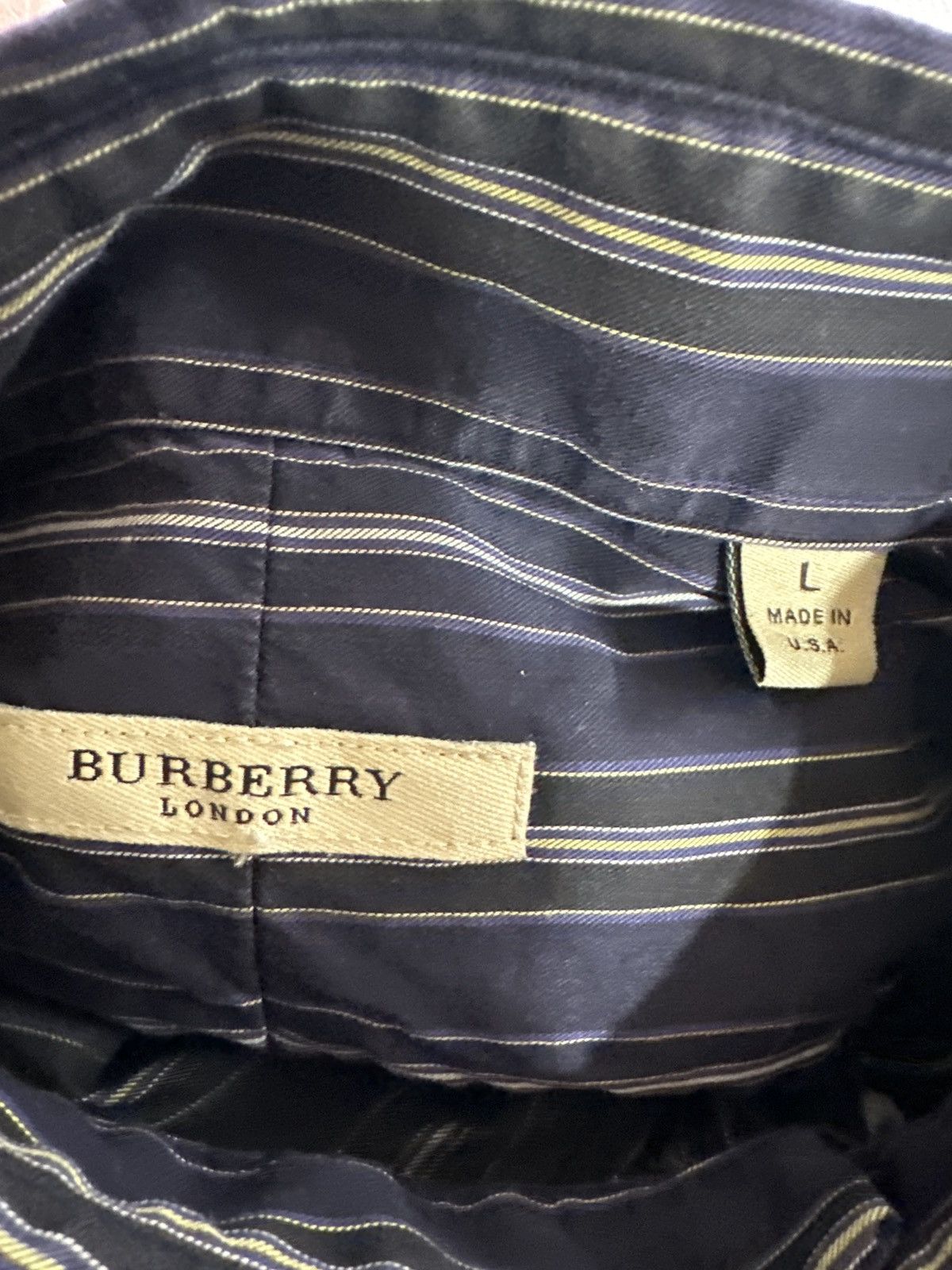 Burberry Burberry London Button Down Shirt Size US L / EU 52-54 / 3 - 3 Thumbnail
