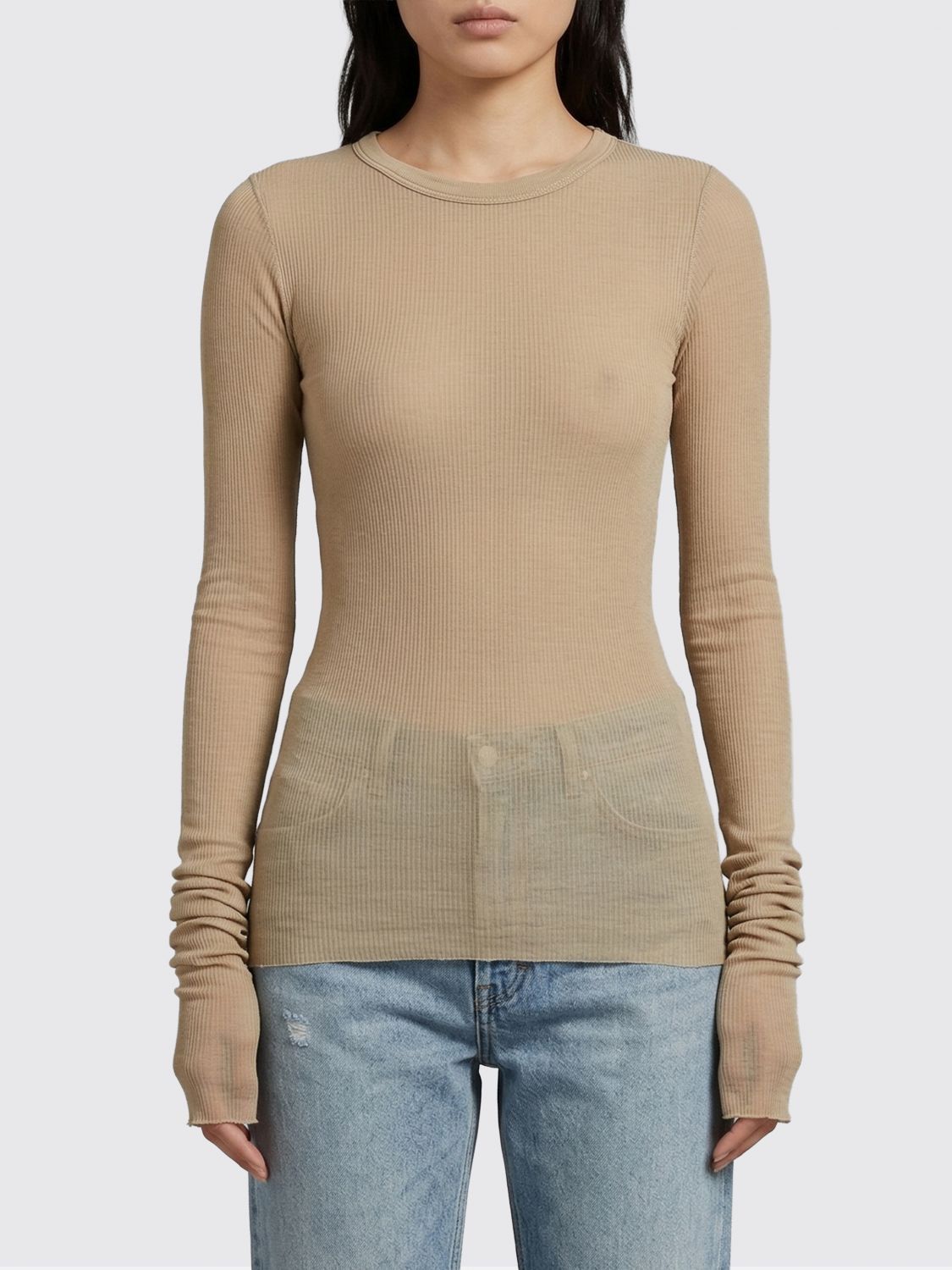 Rick Owens Rick Owens Sweater Woman Beige Size XS / US 0-2 / IT 36-38 - 1 Thumbnail