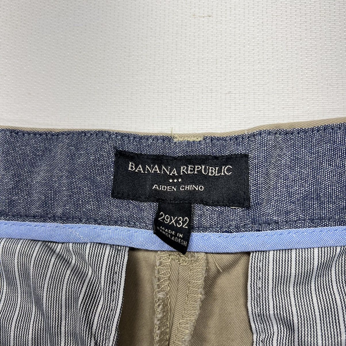 Banana Republic Banana Republic Chino Pants Khaki Aiden Slim Casual Beige Size US 29 - 6 Thumbnail