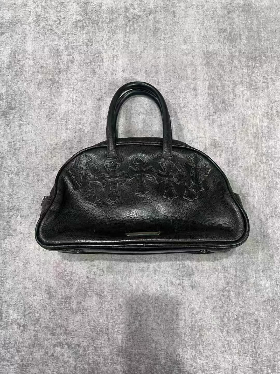Chrome Hearts chrome hearts black leather bowling bag Size ONE SIZE - 1 Thumbnail