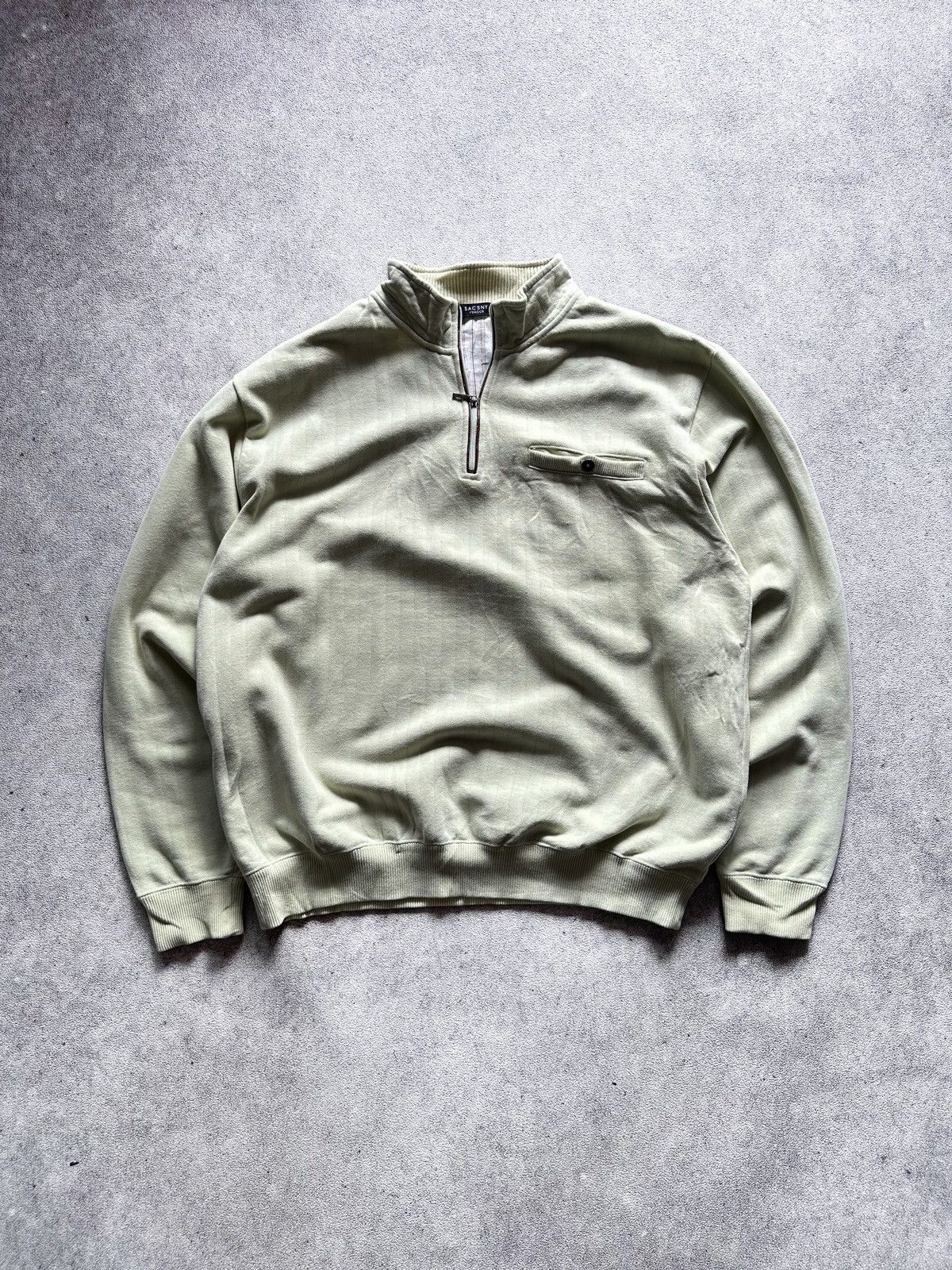 Yohji Yamamoto 90s Sacsny Ysaccs by Yohji Yamamoto Quarter Zipper Size US L / EU 52-54 / 3 - 1 Thumbnail
