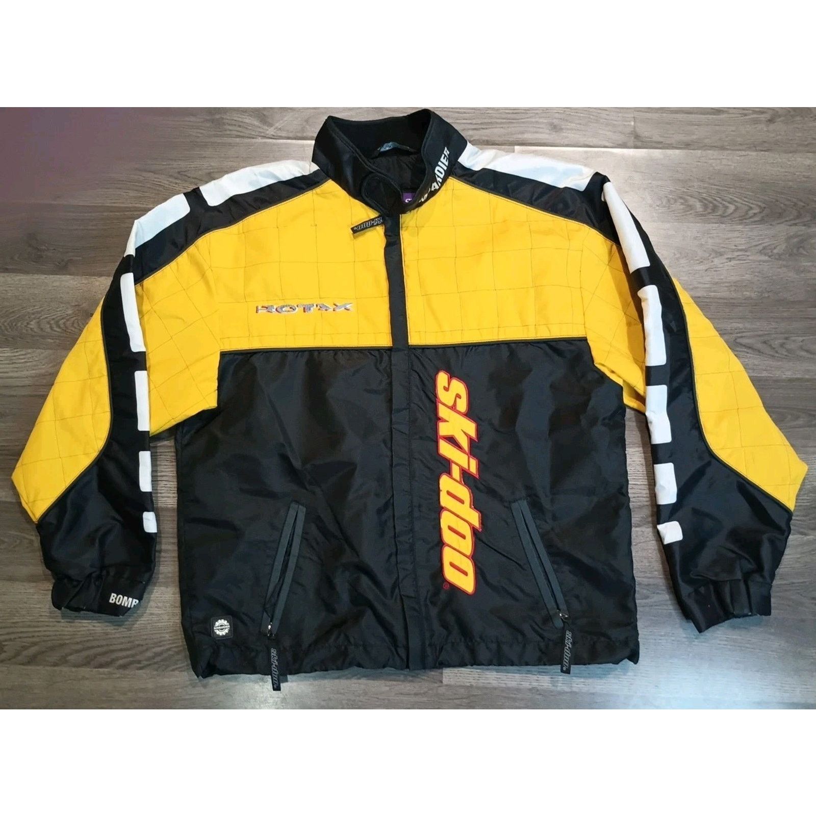 Ski-Doo Vintage Ski-Doo Rotax Yellow Jacket Size M Bombardier Sno Size US M / EU 48-50 / 2 - 1 Thumbnail