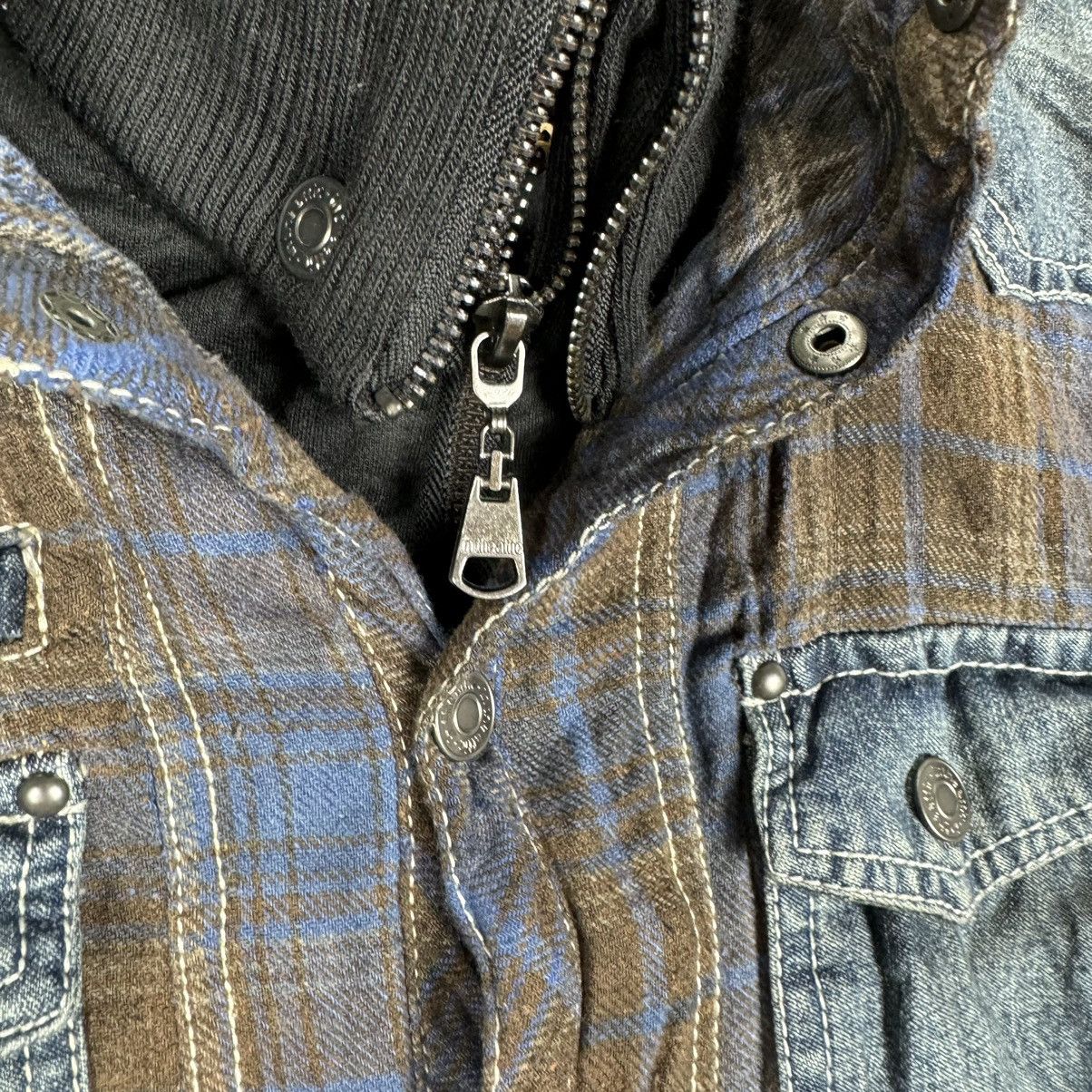If Six Was Nine ⚡️IN THE ATTIC HOODIE DENIM ZIPPER JACKET Size L / US 10 / IT 46 - 6 Thumbnail