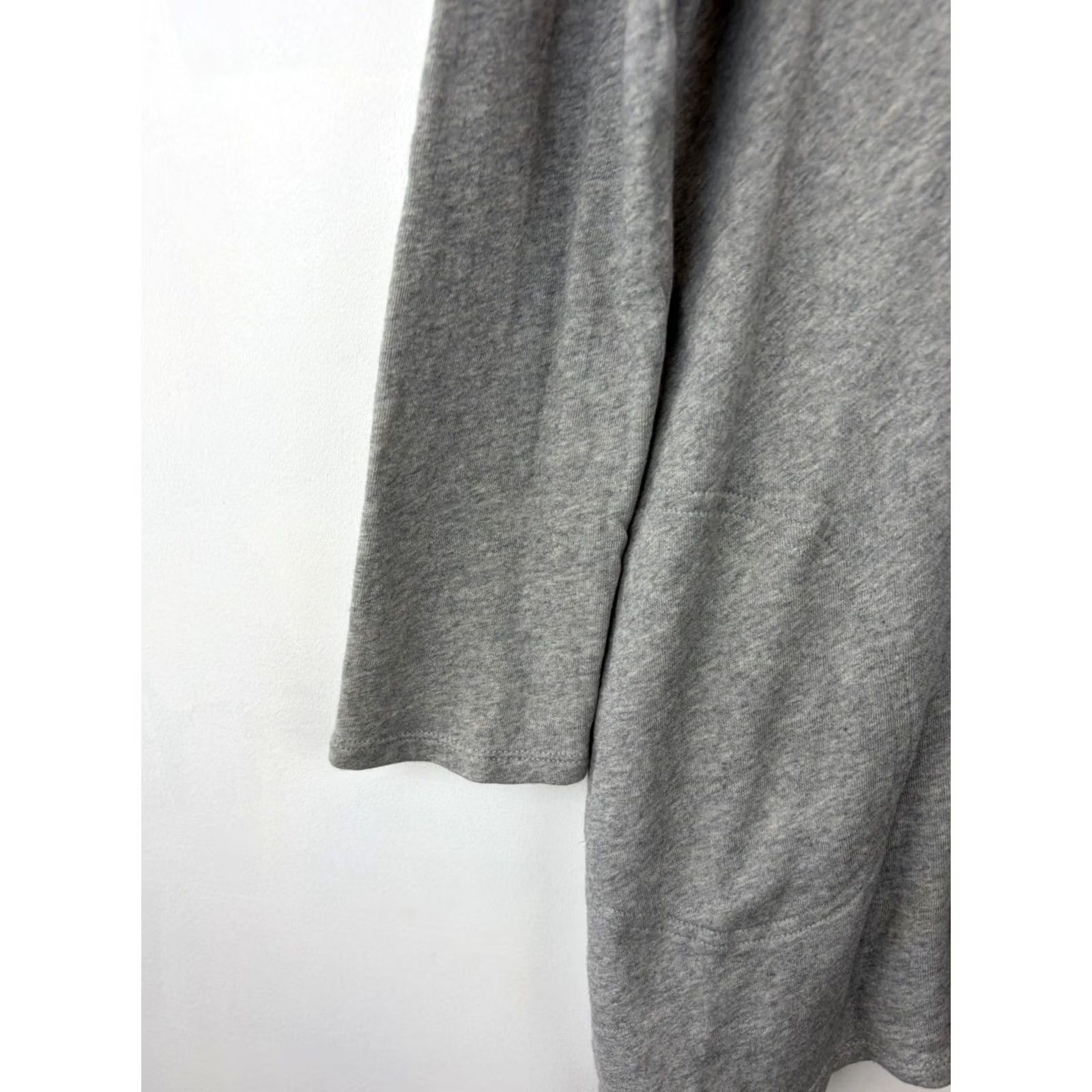 J. Jill J. Jill Tunic Blouse Womens Large V-Neck Pullover Gray Stretch Casual Comfort Shirt Size L / US 10 / IT 46 - 4 Thumbnail