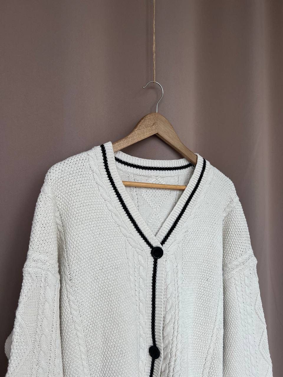 Other Taylor Swift Knit Cardigan Womens Size XL/L White Sweater Size XL / US 12-14 / IT 48-50 - 3 Thumbnail