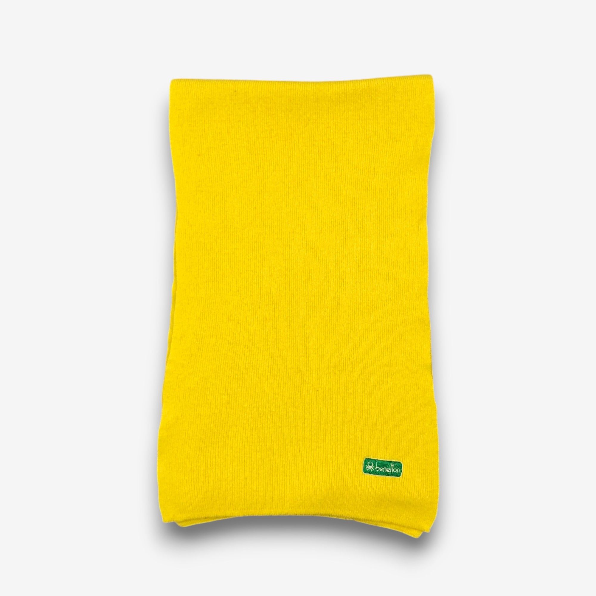 Benetton Vintage Benetton Scarf Muffler Wool Ribbed Knit Scarves Size ONE SIZE - 2 Thumbnail