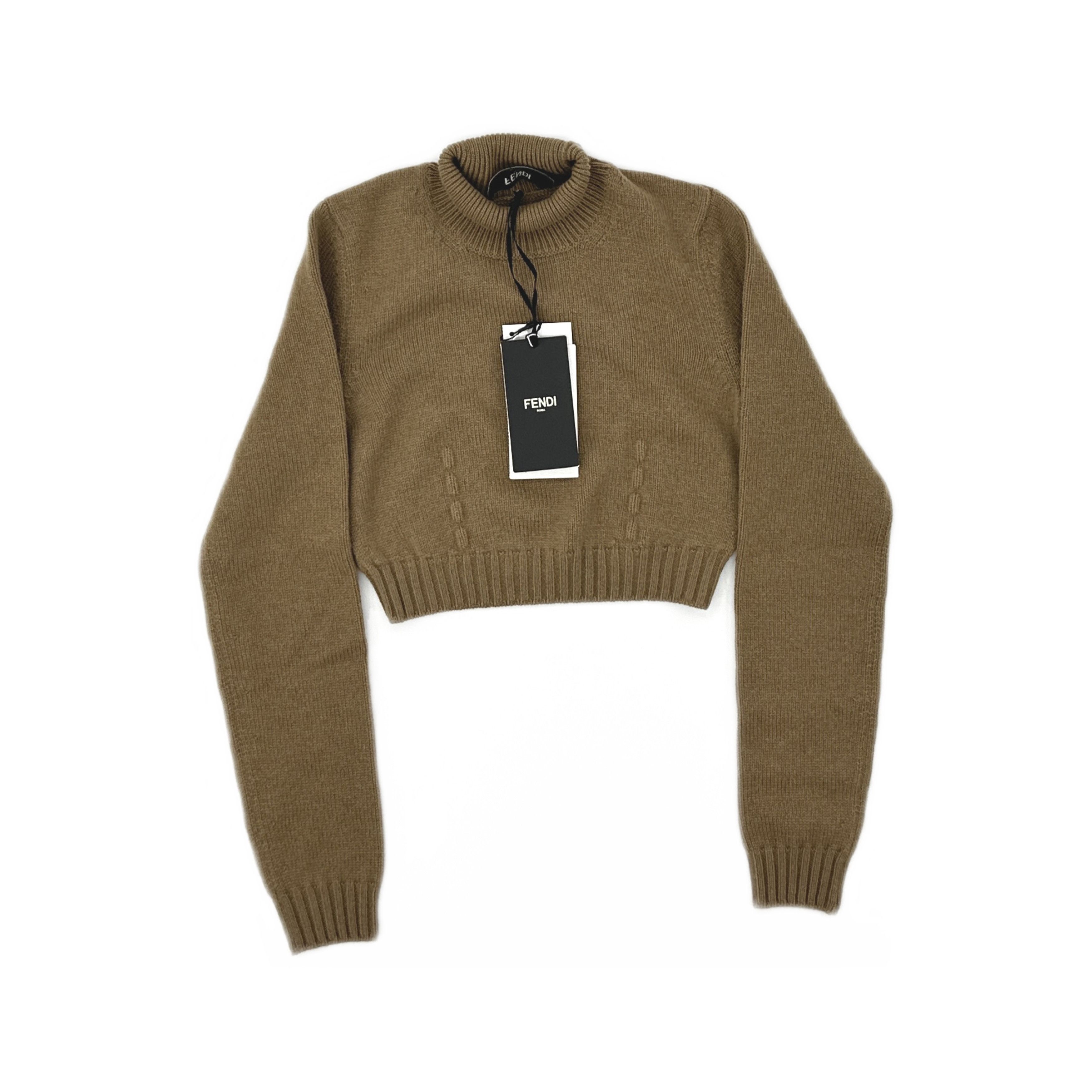 Fendi Fendi Logo High Neck Cashmere Sweater IT 38 Size XS / US 0-2 / IT 36-38 - 1 Thumbnail