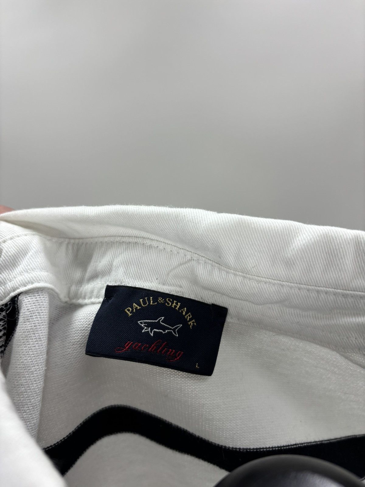 Paul & Shark Mens long sleeve rugby Paul Shark Size L Color White Size US L / EU 52-54 / 3 - 11 Thumbnail