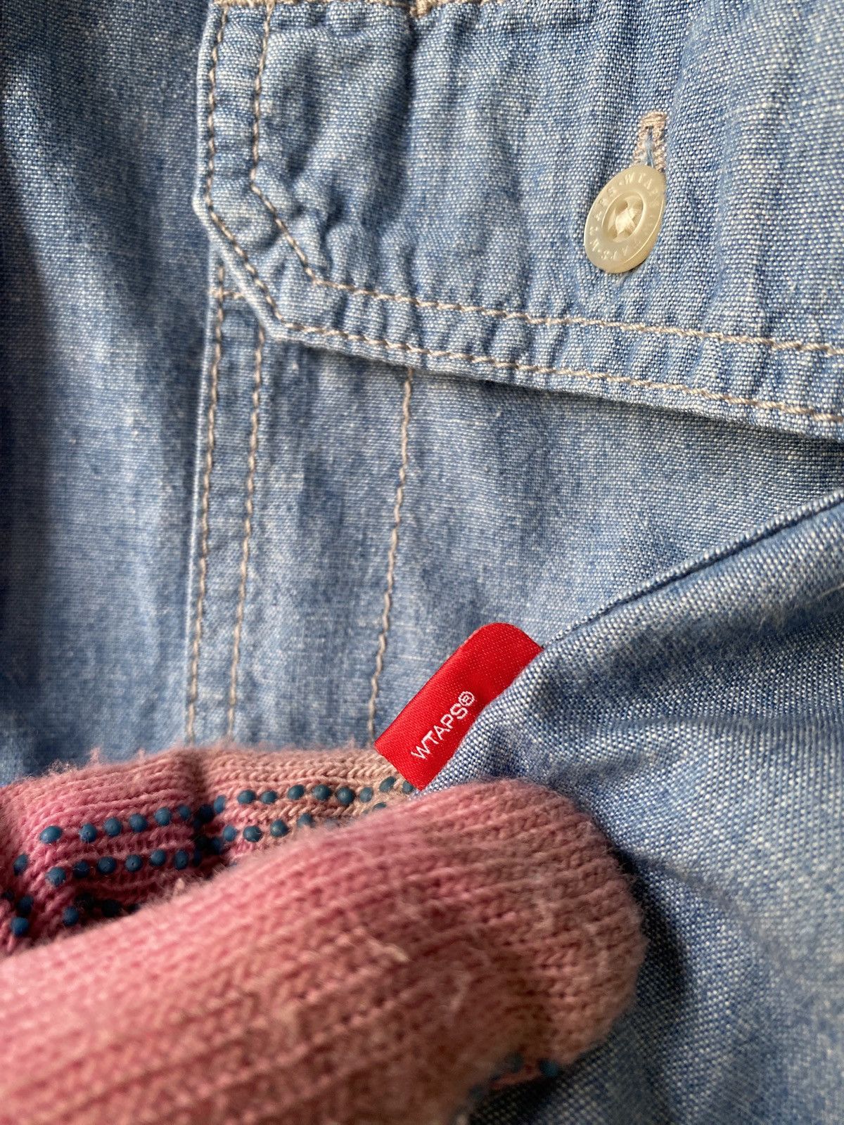 Japanese Brand × Wtaps 14AW WTAPS Japan Double Pocket Button Up Shirt Size US M / EU 48-50 / 2 - 12 Thumbnail