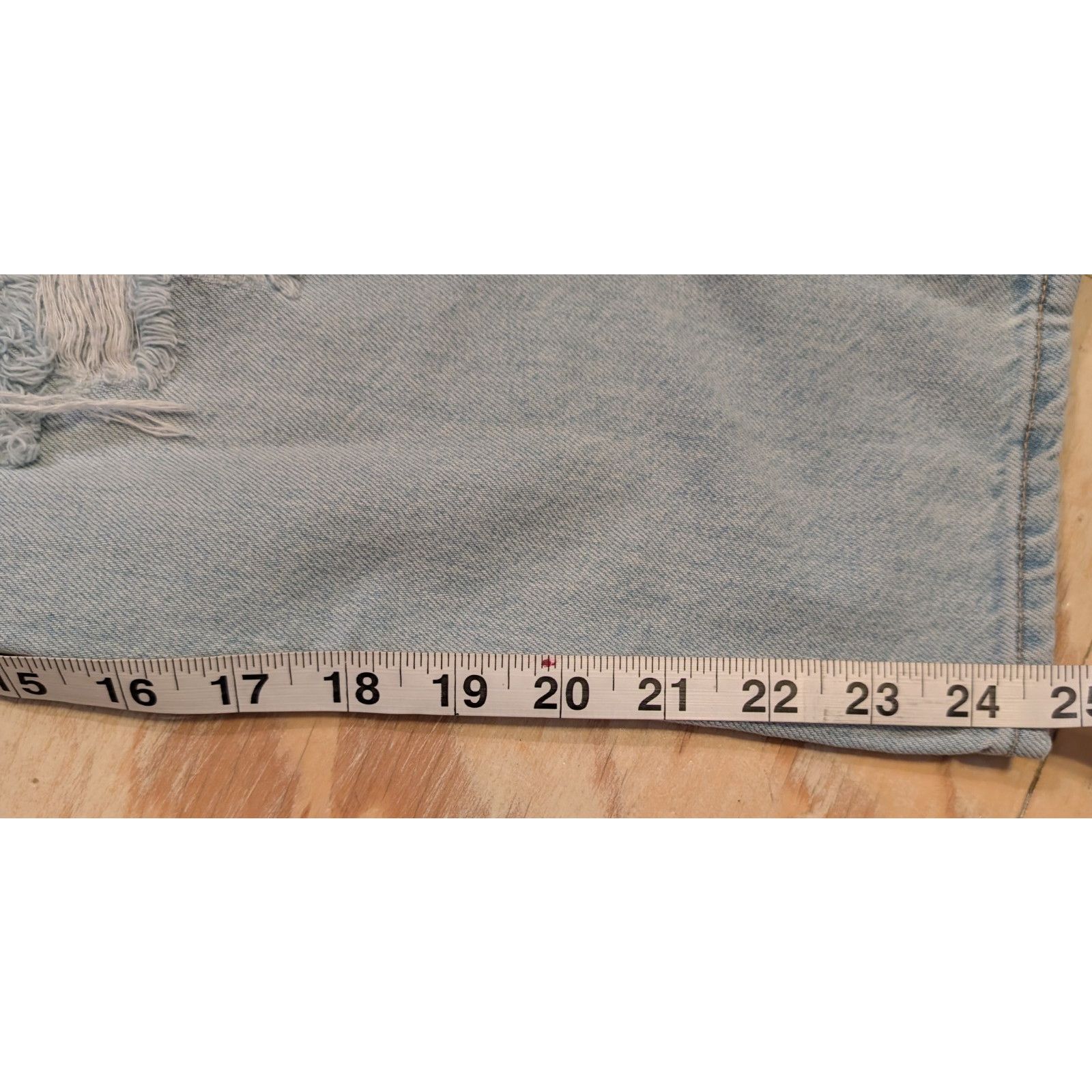 Abercrombie & Fitch Wms Abercrombie & Fitch Ames Slim Stone Jeans Distress Hole Size 27" / US 4 / IT 40 - 5 Thumbnail