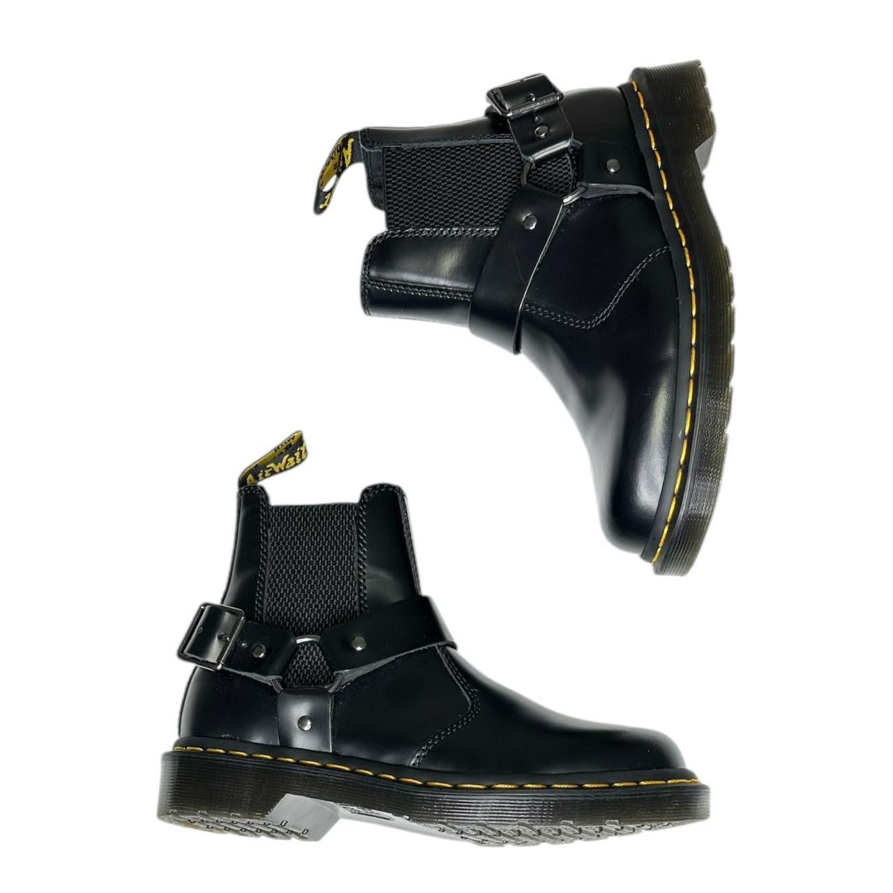 Dr. Martens DR. MARTENS Wincox Smooth Leather Buckle Boots, Black Size US 6 / IT 36 - 2 Thumbnail