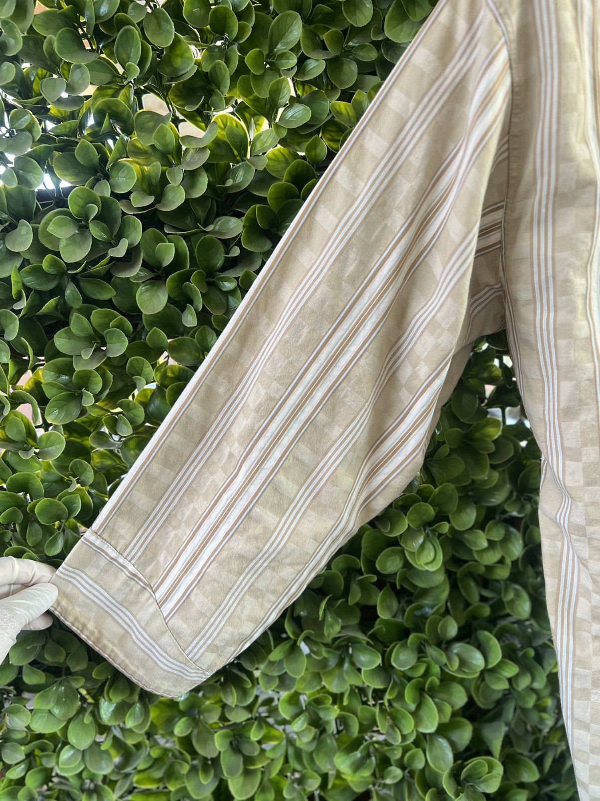 Celine × Vintage Vintage Early 90s Celine Pajamas Shirt Sz Medium Size M / US 6-8 / IT 42-44 - 15 Thumbnail