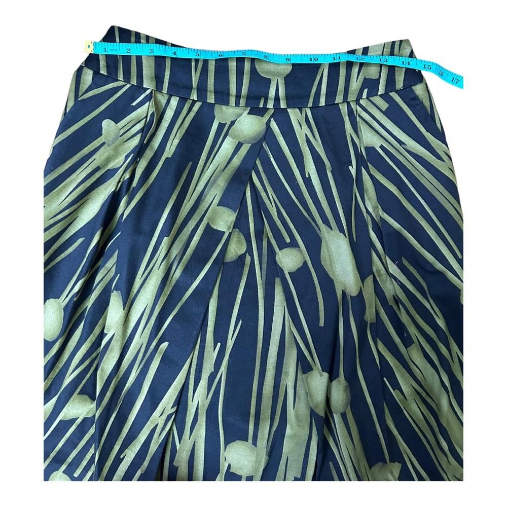 Designer Kenneth Cole l Black/Green Skirt Size 8 Size 30" / US 8 / IT 44 - 4 Thumbnail