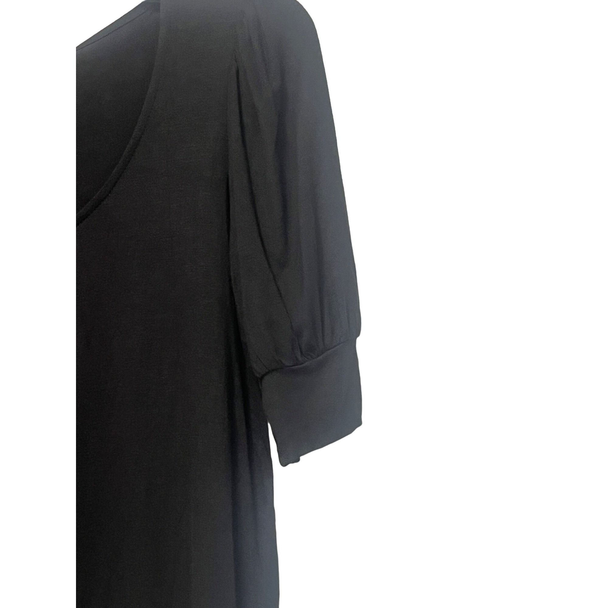 Other Gibsonlook Scoop Neck Puff Sleeve Top In Black, XS Size XS / US 0-2 / IT 36-38 - 8 Thumbnail