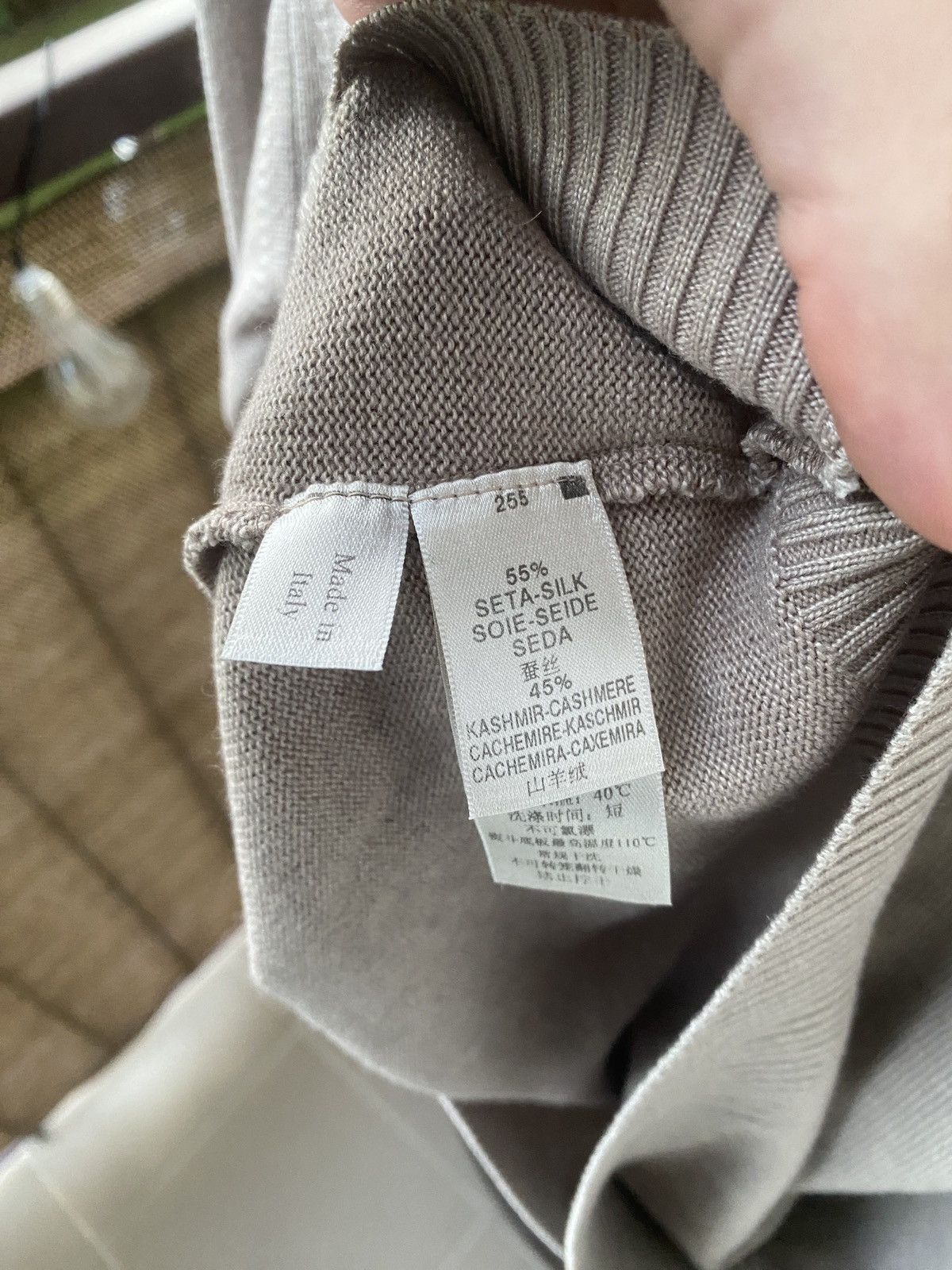Ermenegildo Zegna Ermenegildo zegna luxury rare silk with cashmere knitwear Size US M / EU 48-50 / 2 - 4 Thumbnail