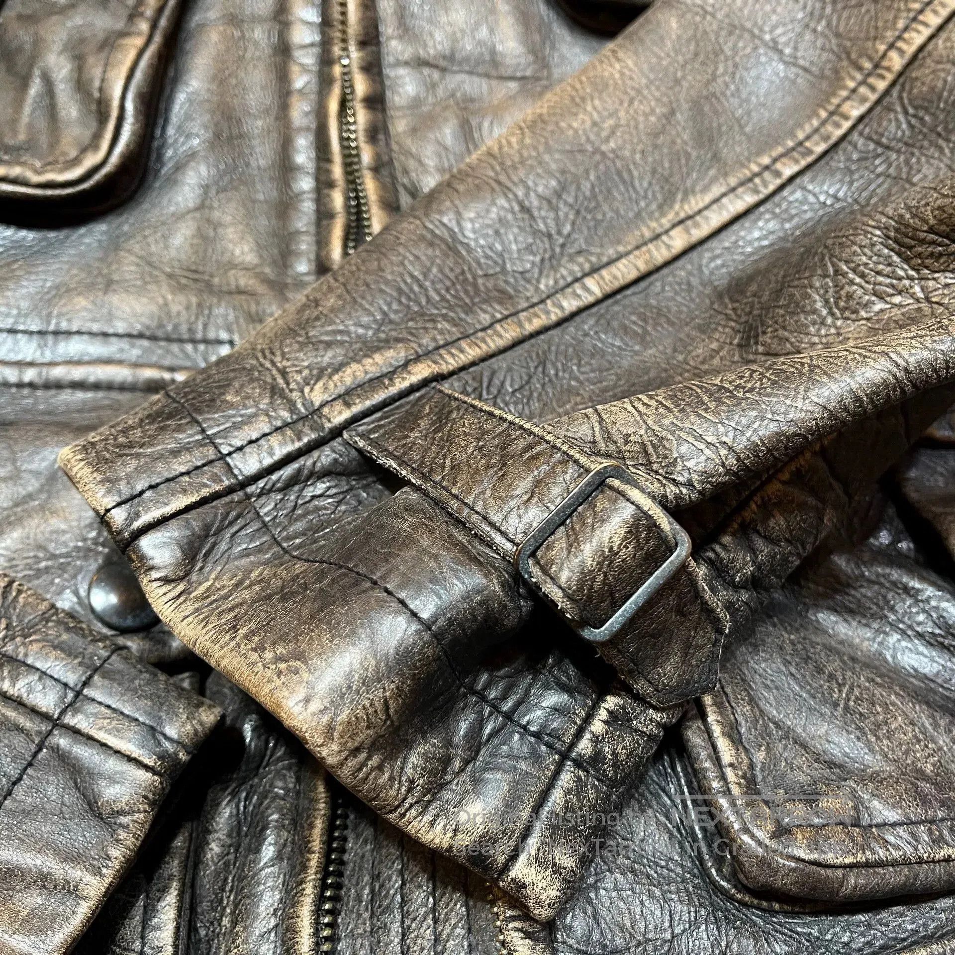 RRL Ralph Lauren RRL Buffalo Leather M43 Jacket. Size US M / EU 48-50 / 2 - 5 Thumbnail