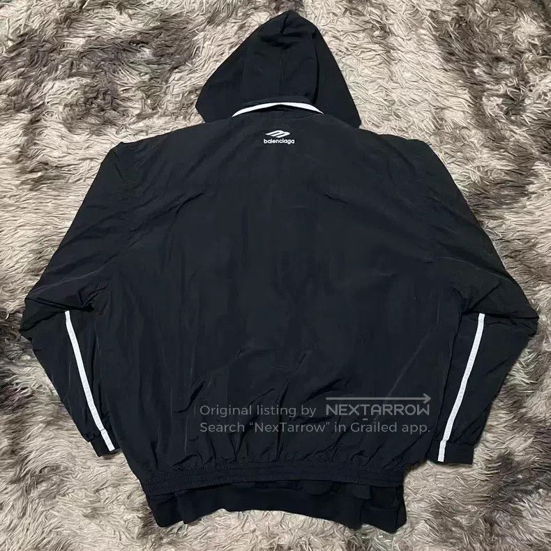 Balenciaga Balenciaga 2-in-1 Twill 3Bsports Zip-Up Hooded Jacket Size US L / EU 52-54 / 3 - 2 Thumbnail