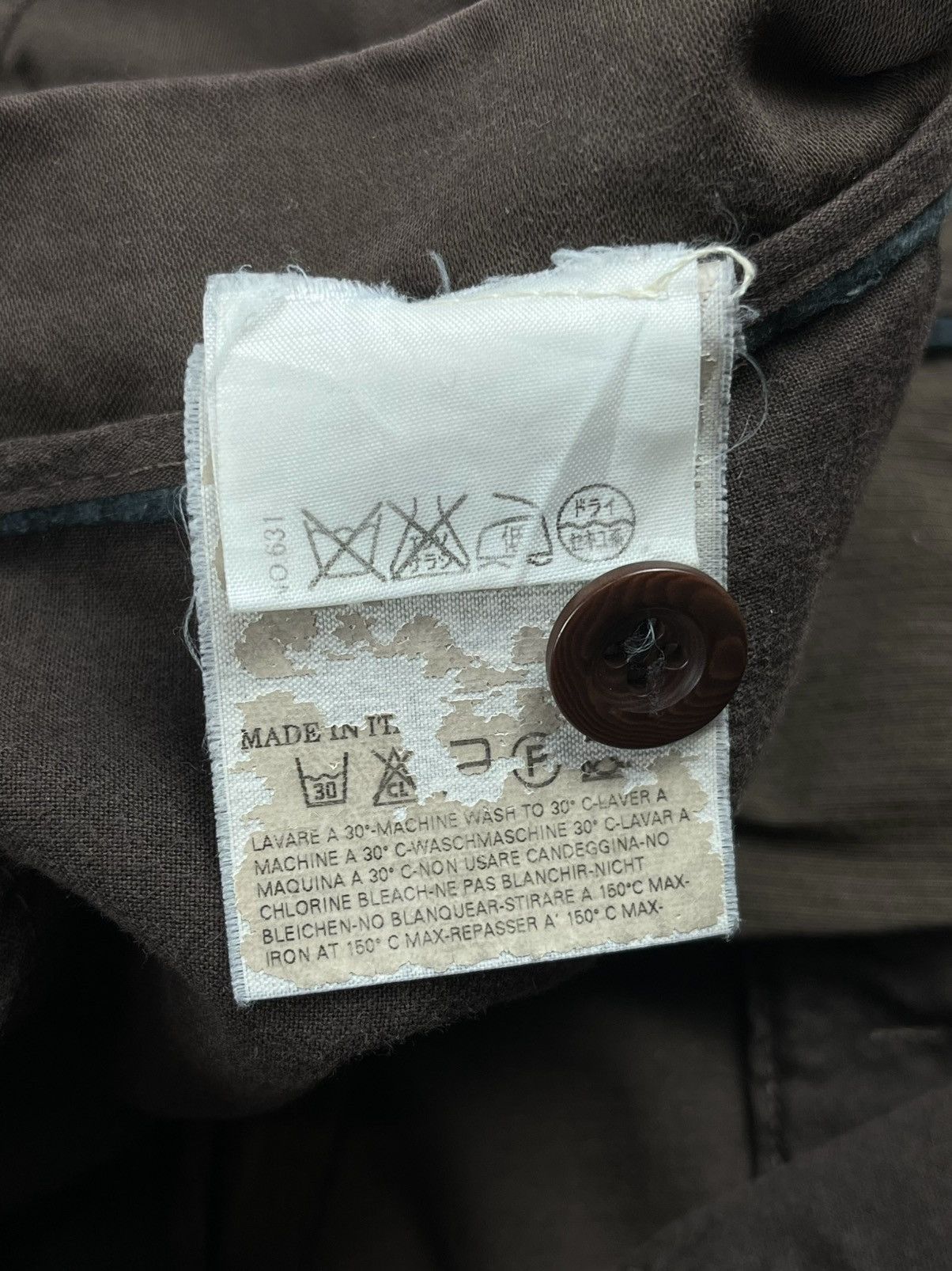 Maison Margiela SS06 Maison Martin Margiela Brown Straight Pants Trousers Size US 30 / EU 46 - 7 Thumbnail
