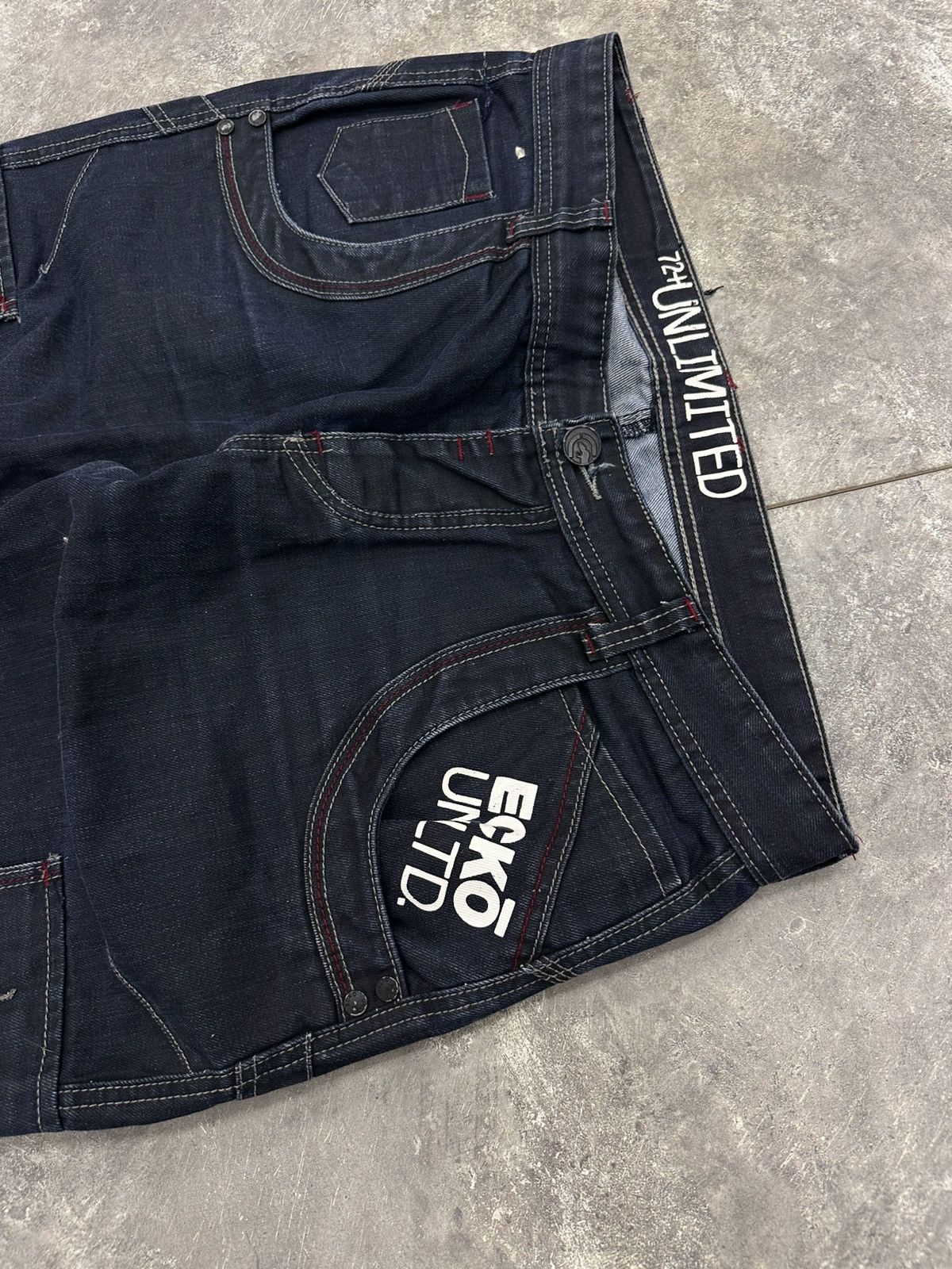 Hysteric Glamour Ecko Unltd Baggy Jeans Y2K Hysteric Glamour Style Size US 38 / EU 54 - 4 Thumbnail