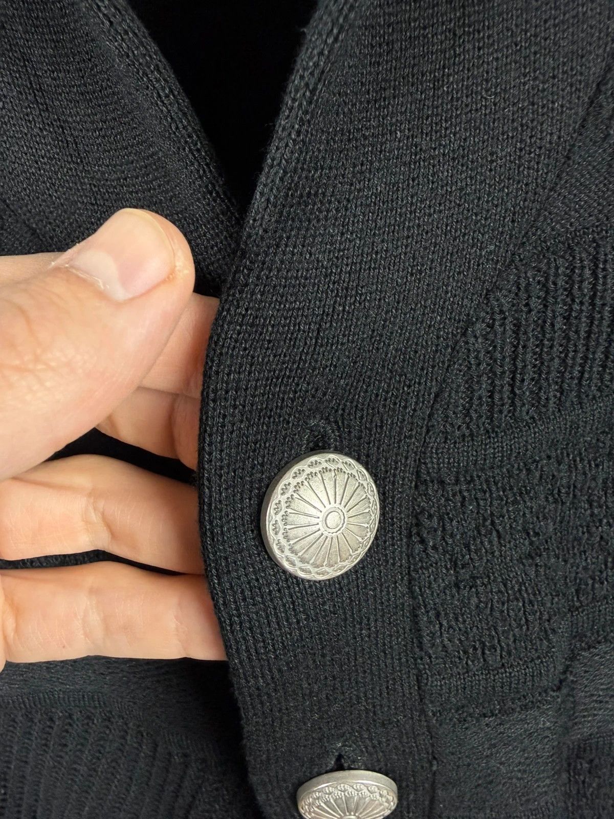 BERNINGS SHO Sho Bernings Japan Cardigan Black Cotton Polyester size M Size US M / EU 48-50 / 2 - 4 Thumbnail