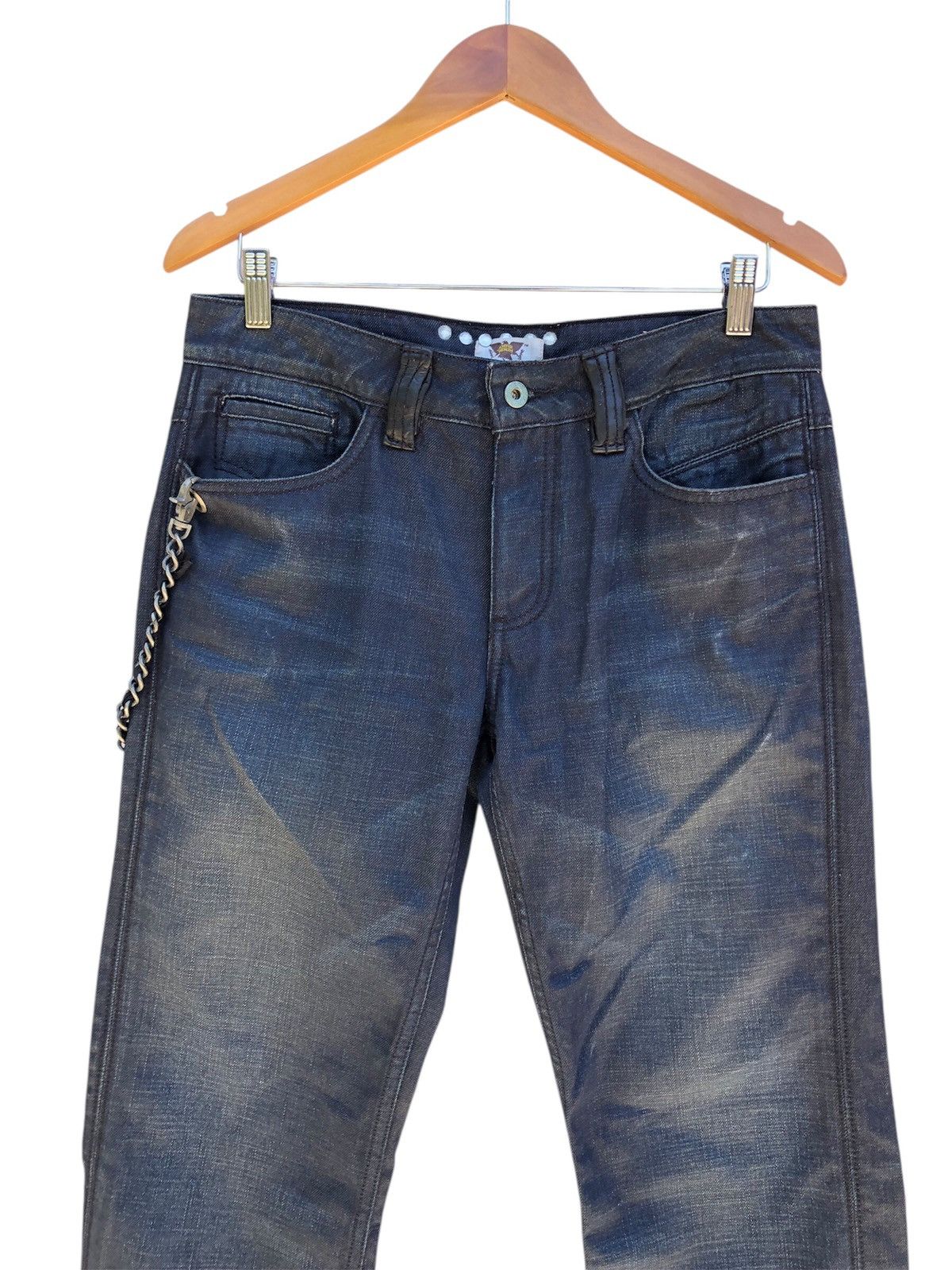 Antik Denim ANTIK Stud Denim/Leather With Lanyard Size US 32 / EU 48 - 3 Thumbnail