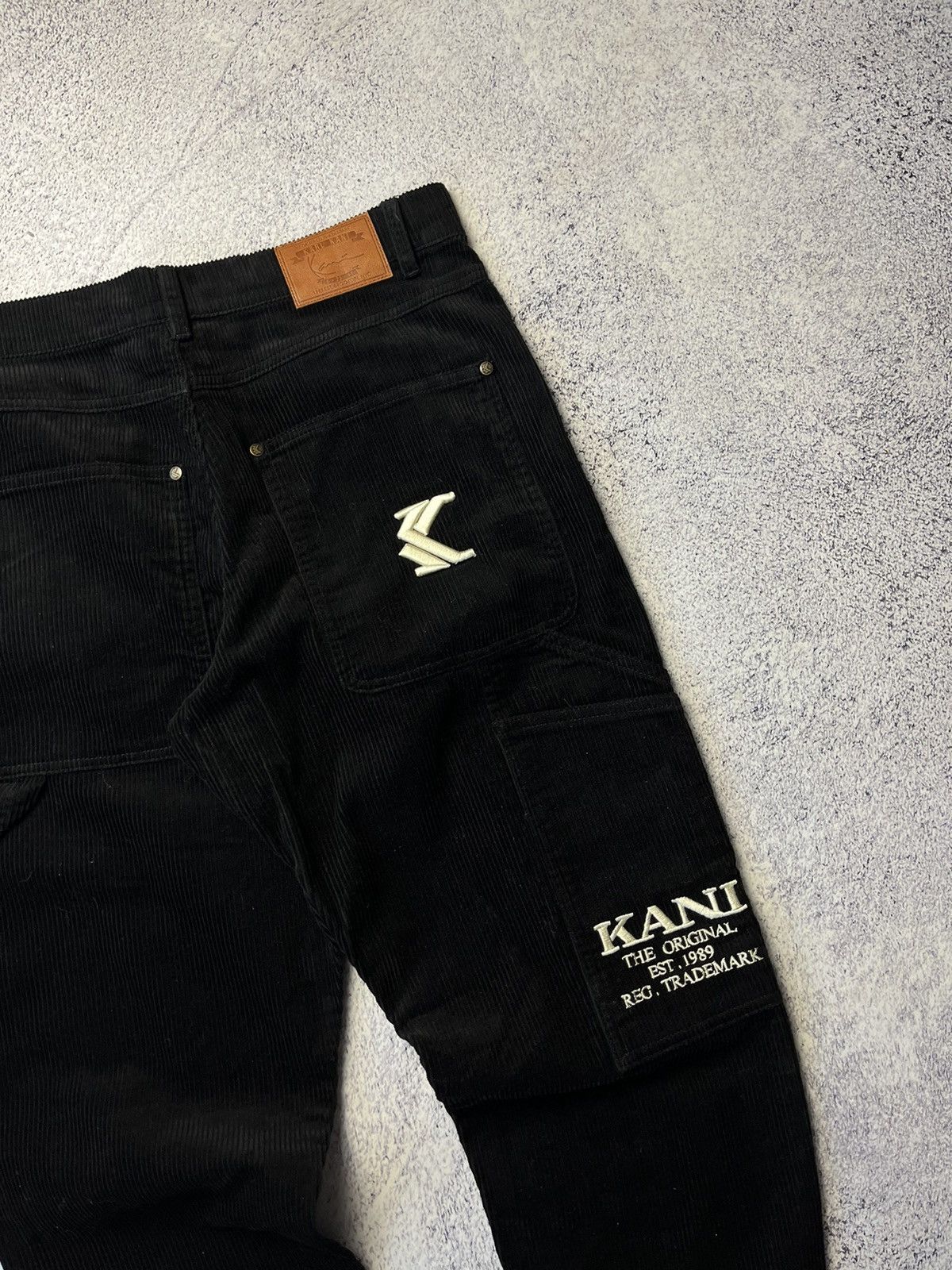 Karl Kani Vintage Karl Kani Velour Pants Rap Jeans Y2K Size US 30 / EU 46 - 12 Thumbnail