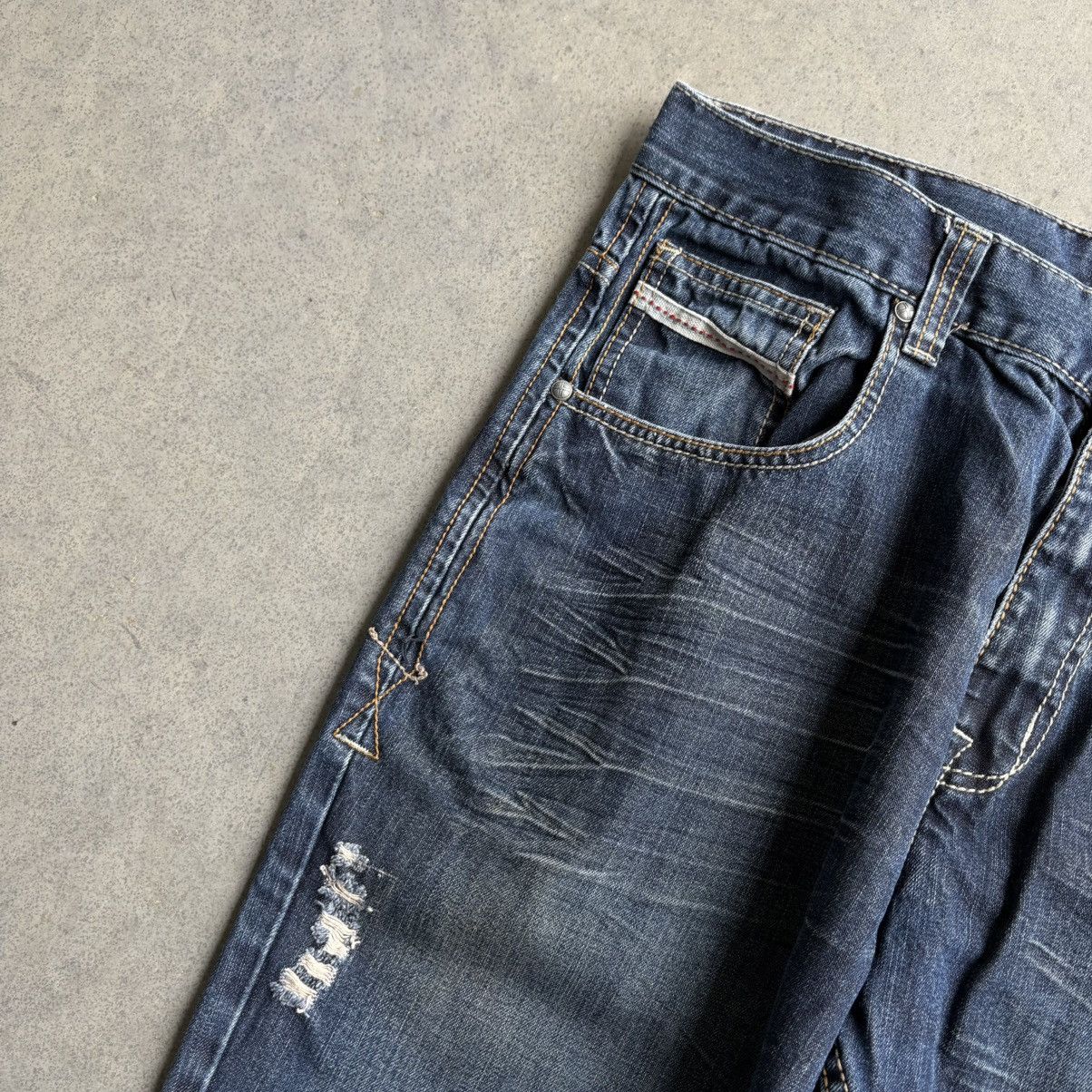 Ariat × Southpole × Vintage Vintage Y2K Southpole Ariat "SOS" Denim Jeans Baggy 38x30 Size US 38 / EU 54 - 8 Thumbnail