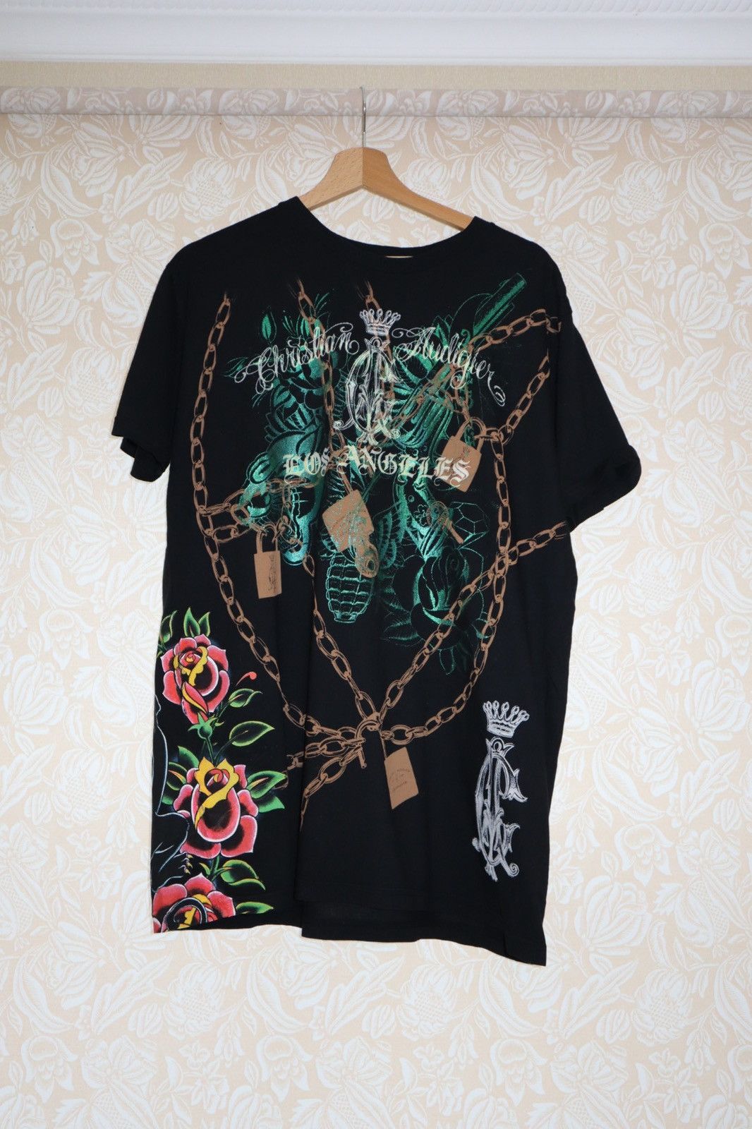 Christian Audigier Christian Vintage T-Shirt Size US XL / EU 56 / 4 - 1 Thumbnail