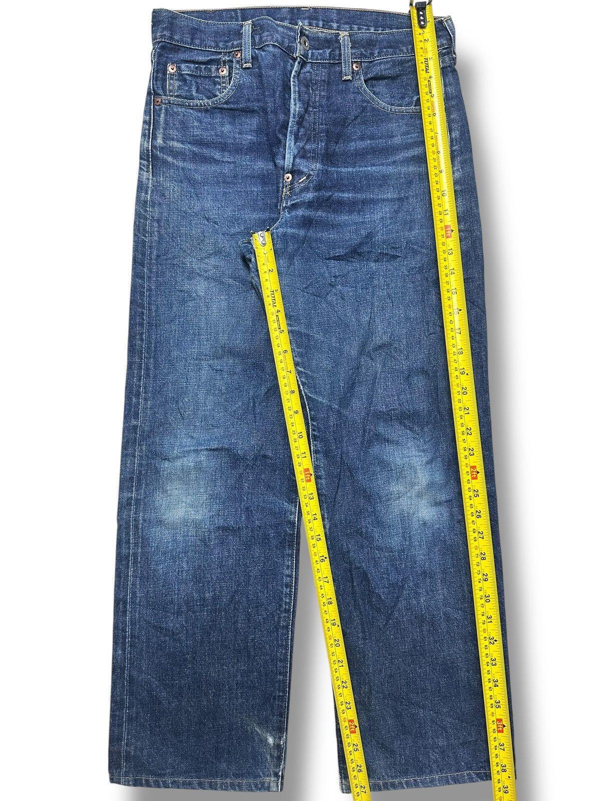 Levi's Vintage Levi’s 702XX Buckleback Selvedge Japan Jeans Big E Size US 31 - 22 Thumbnail
