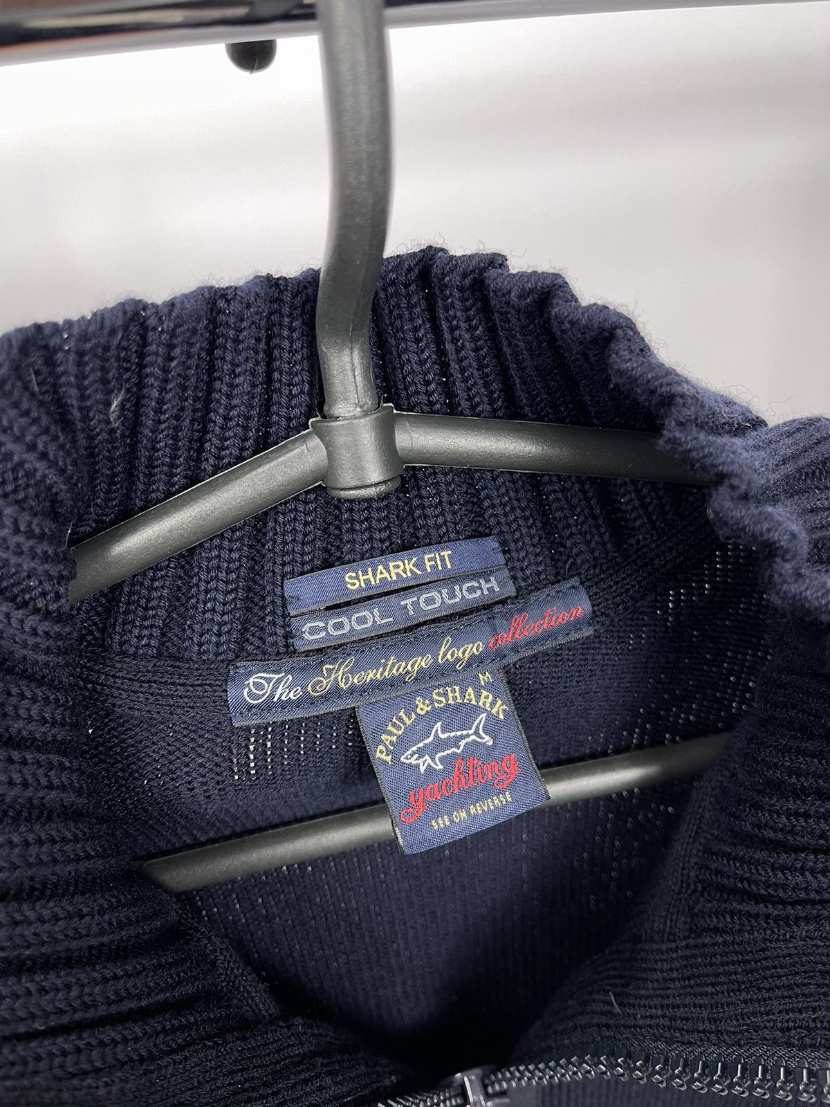 Paul & Shark Paul & Shark Yachting Sweater Mens M Vintage 1/4 Zip Wool Size US M / EU 48-50 / 2 - 6 Thumbnail