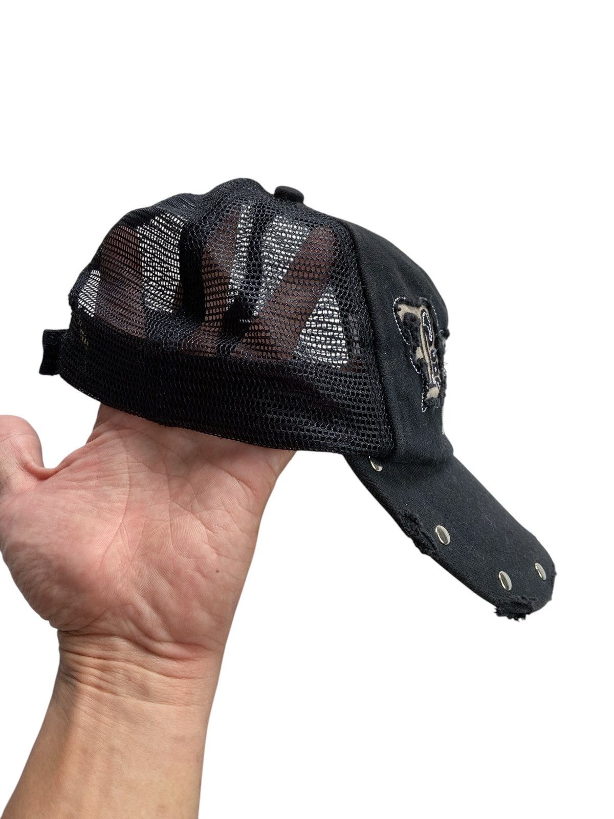 Japanese Brand JAPANESE BA-TSU STUDIO FOR BOYS PUNK DISTRESSED CAP Size ONE SIZE - 6 Thumbnail