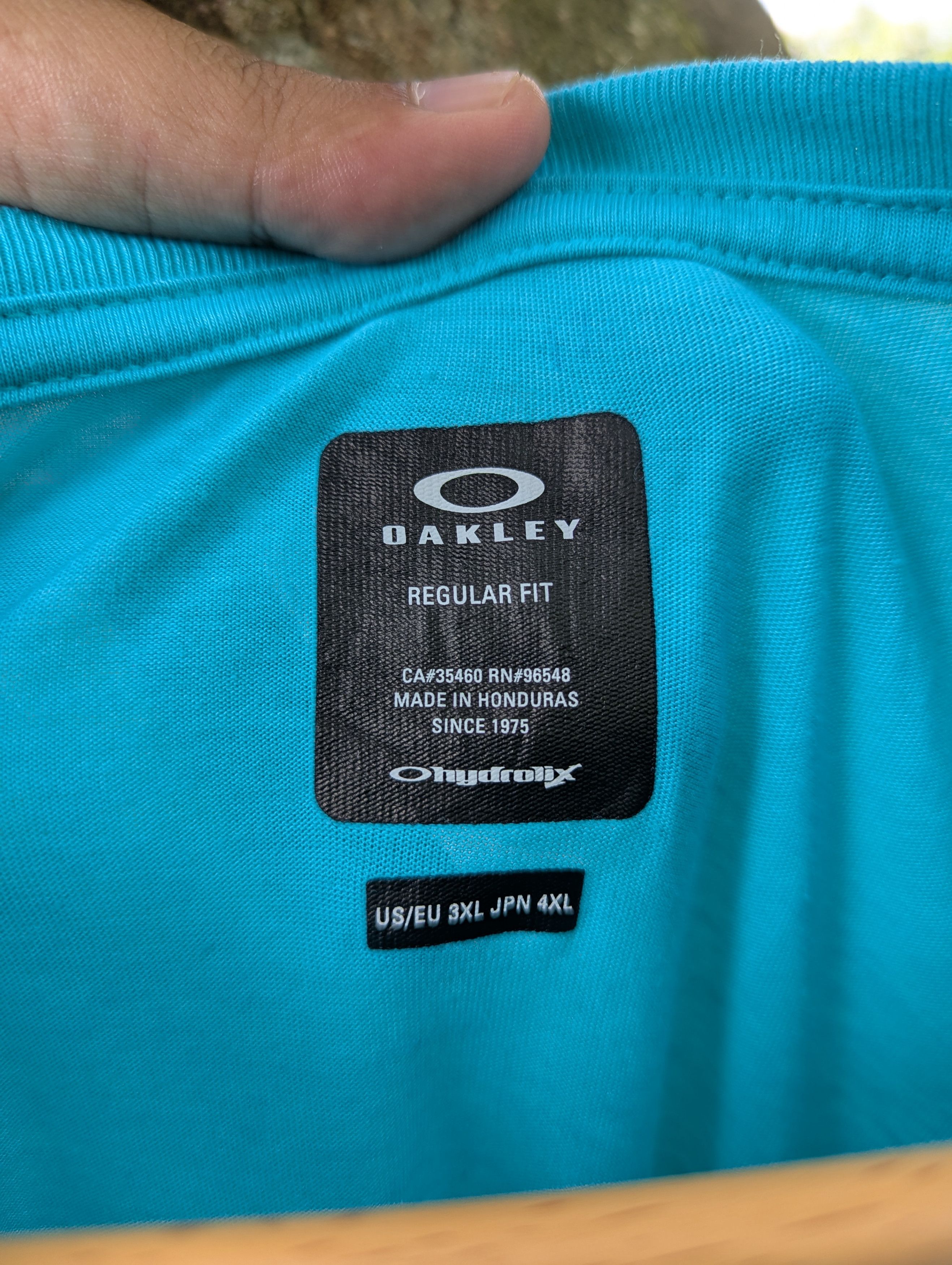 Oakley Oakley Water Ellipse Blue Turquoise Tshirt Size US XXL / EU 58 / 5 - 3 Thumbnail