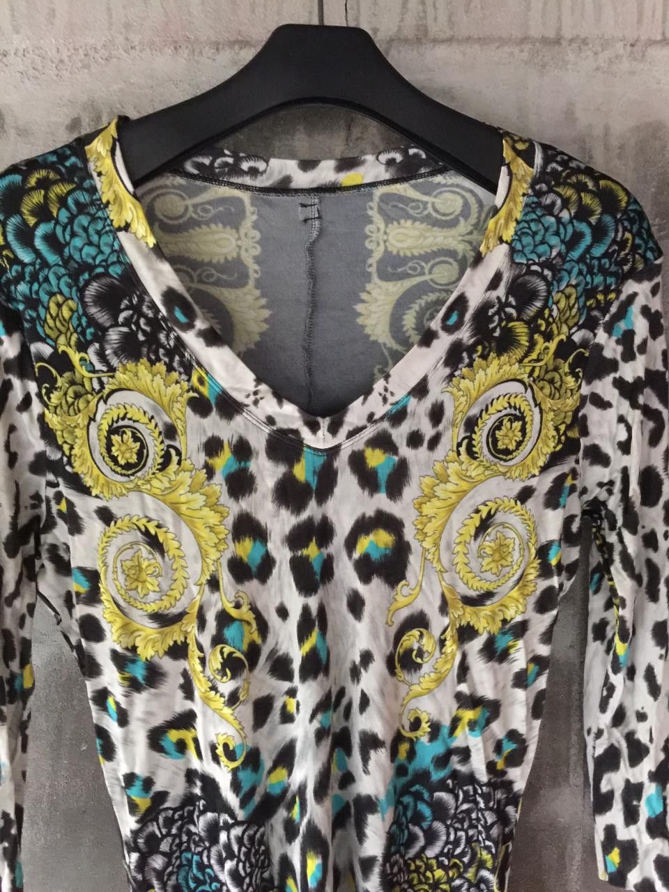 Versace × Vintage GIANNI VERSACE LEOPARD LONG SLEEVE Size M / US 6-8 / IT 42-44 - 3 Thumbnail