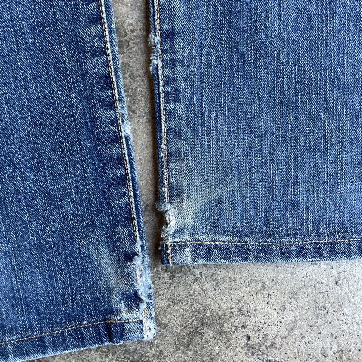 Edwin 🔥Vintage Edwin 404 Washed Ripped Distress Denim Jeans Size US 32 / EU 48 - 9 Thumbnail