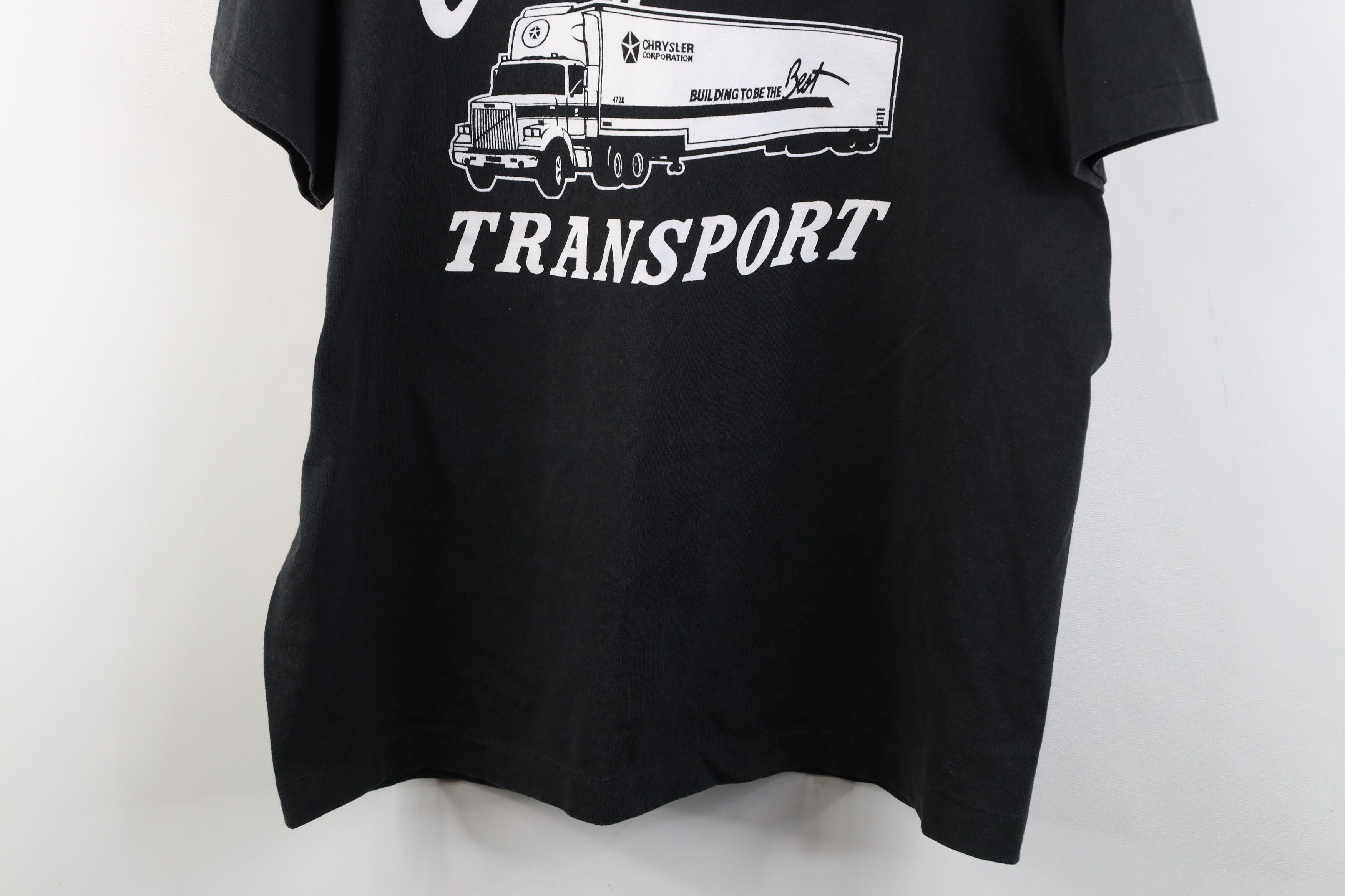 Vintage Vintage 80s 90s Streetwear Transport Trucking T-Shirt USA Size US XL / EU 56 / 4 - 3 Thumbnail