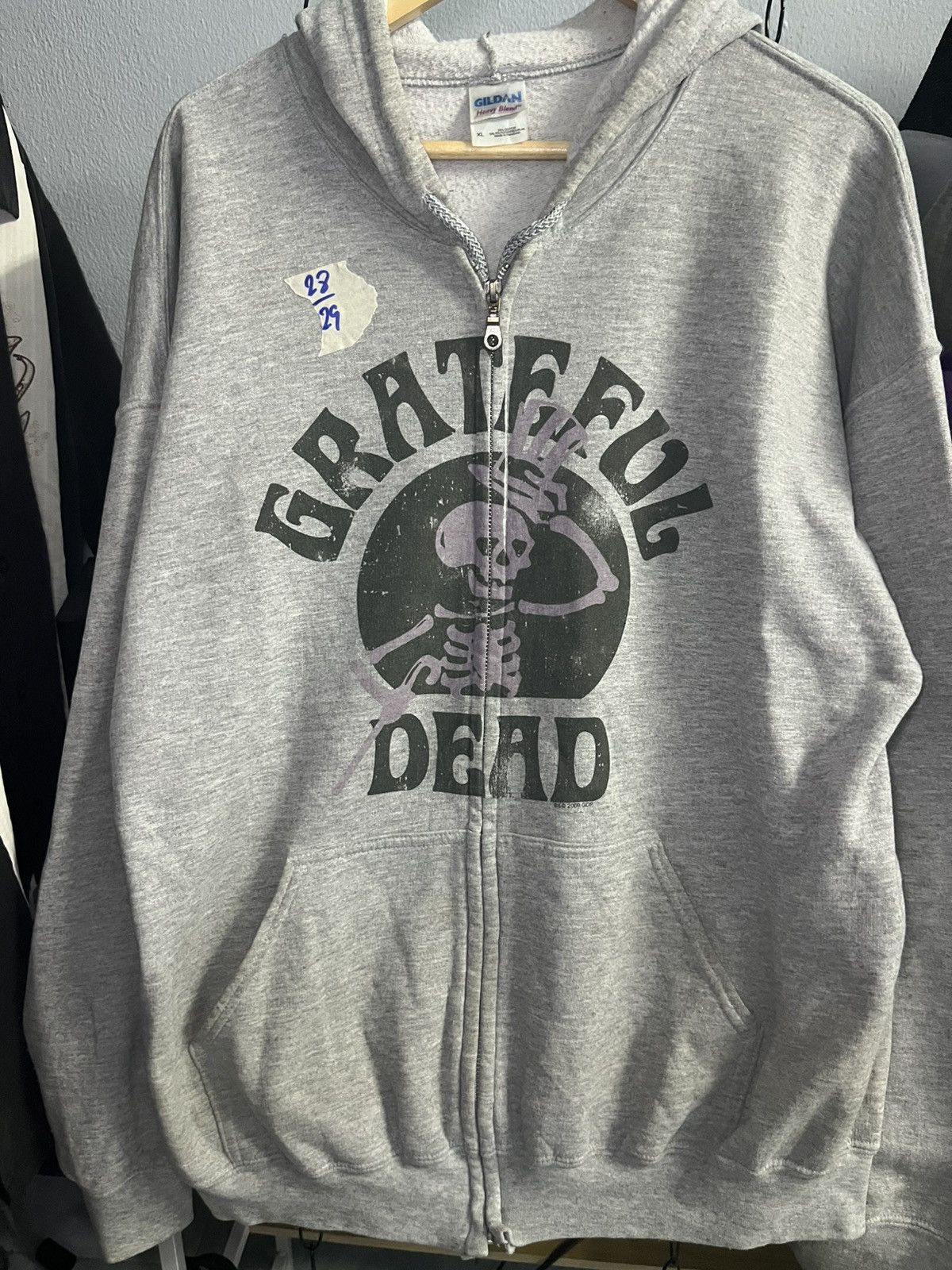 Gildan Gildan X Grateful Dead Grey 2009's Hoodie Zip XL Size US L / EU 52-54 / 3 - 4 Thumbnail