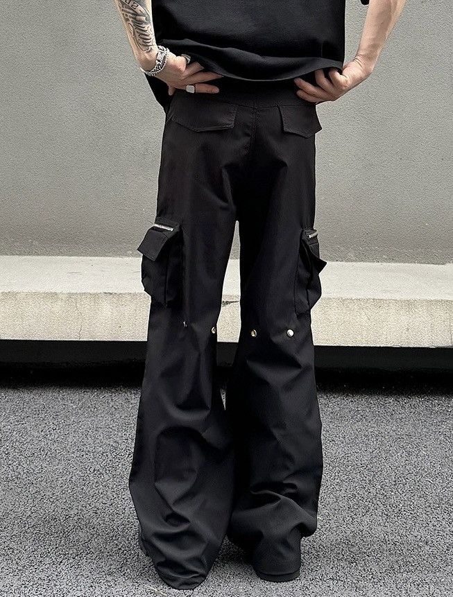 Japanese Brand × Vintage Retro punk multi-pocket pleated cargo pants Size US 32 / EU 48 - 6 Thumbnail
