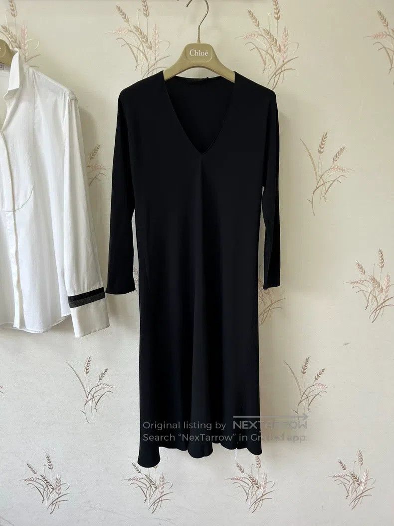The Row The row Black minimalist dress Size S / US 4 / IT 40 - 2 Thumbnail
