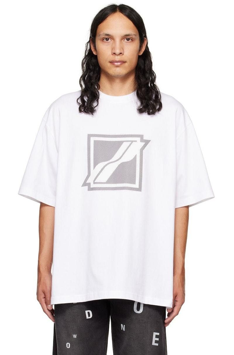 WE11DONE o1mris0824 T-Shirt in White Size US L / EU 52-54 / 3 - 5 Thumbnail