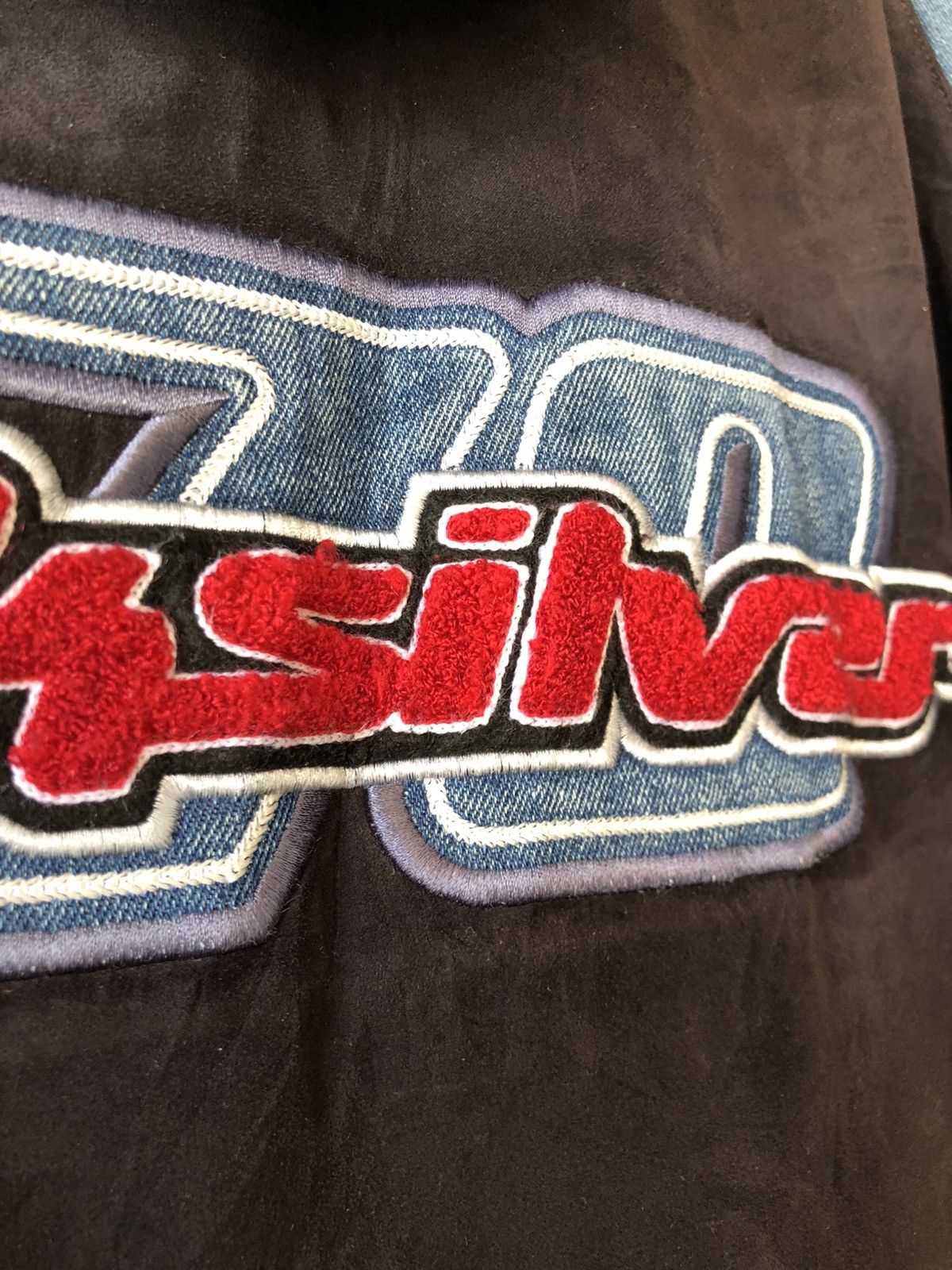 Quiksilver Vintage 90s Quiksilver 70 Denim Distressed Hoodie Jacket Size US XXL / EU 58 / 5 - 6 Thumbnail