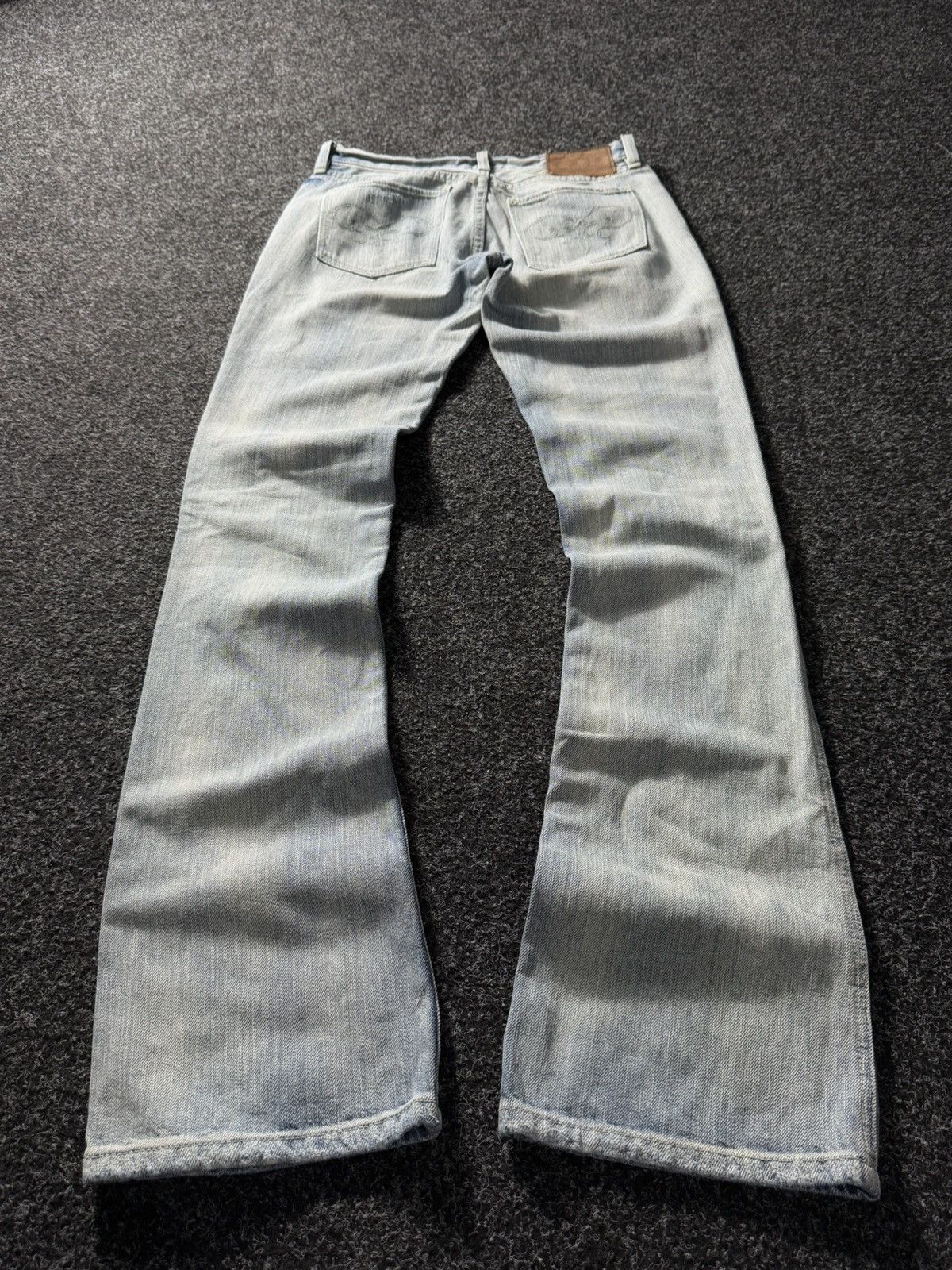 Hysteric Glamour × Polo Ralph Lauren × Vintage Flared Polo Ralph Lauren Vintage 90s Y2K Jeans Pants Size 26" / US 2 / IT 38 - 9 Thumbnail